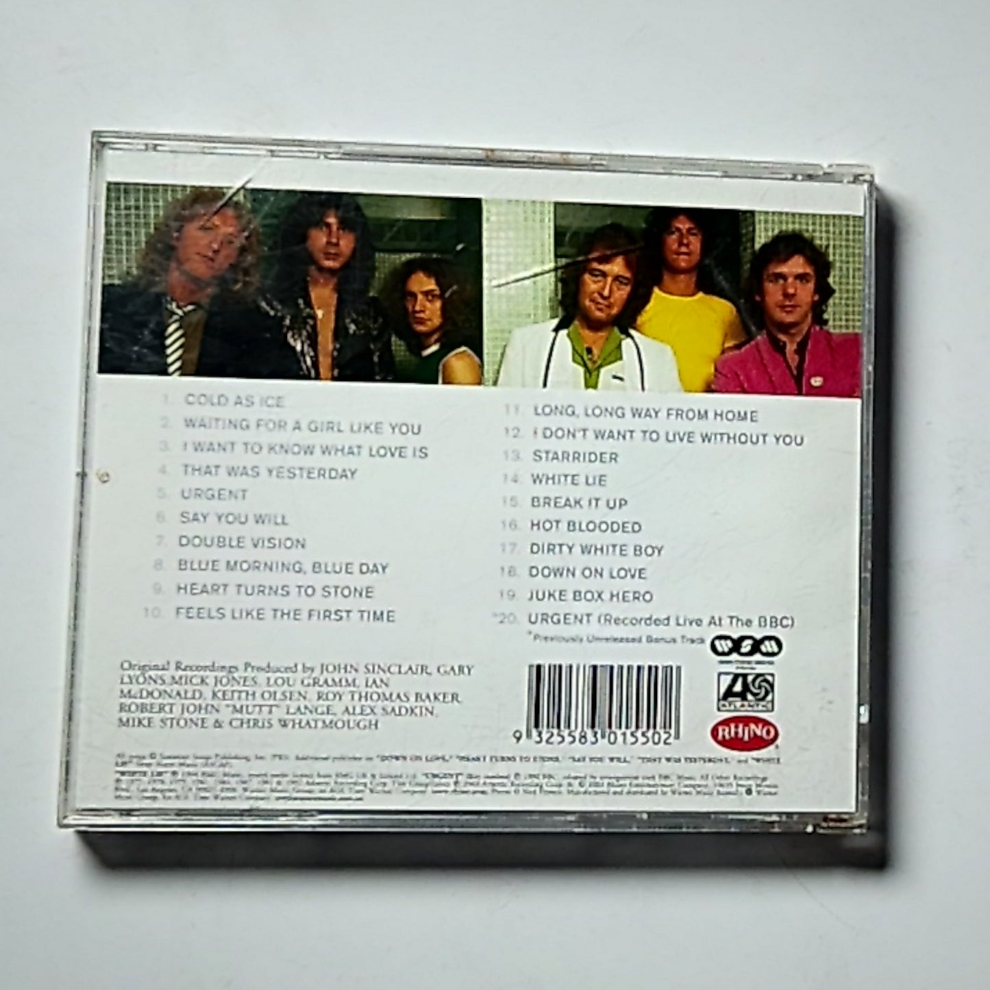 Foreigner – The Definitive (CD, 2002) Australia 8122735962