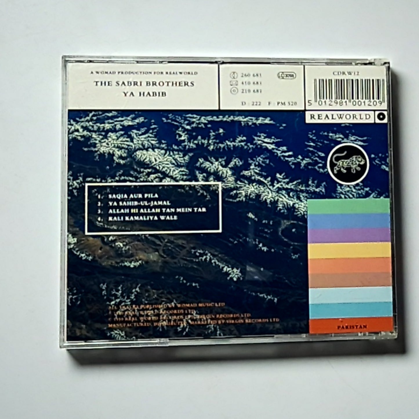 The Sabri Brothers – Ya Habib (CD, 1990) Europe CDRW12