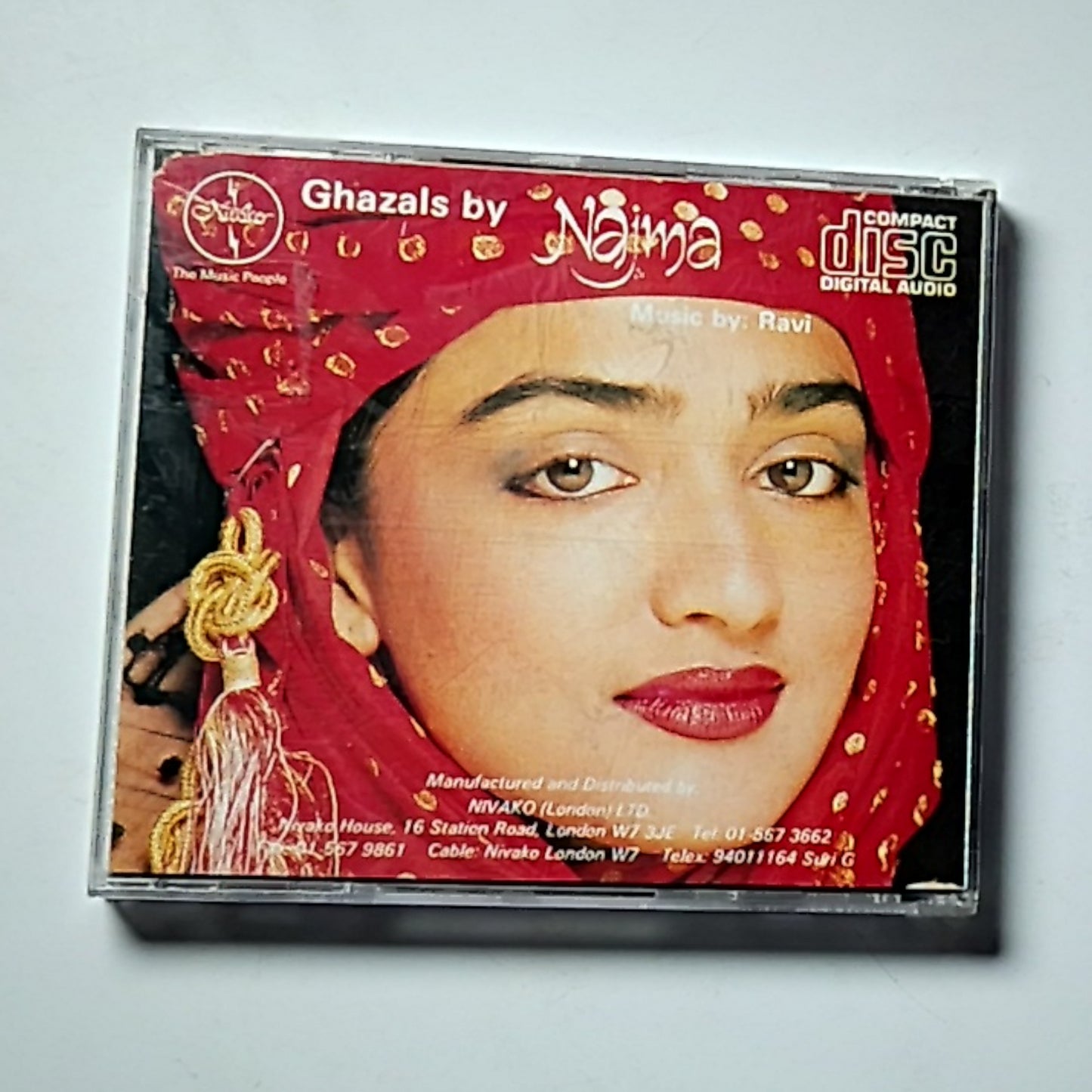 Najma – Ghazals By Najma (CD, 1988) UK NLL CD 001