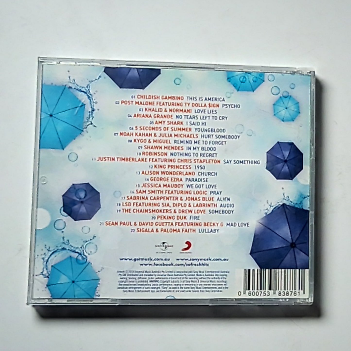Various – So Fresh: The Hits Of Winter 2018 (CD, 2018) Australia 5383876