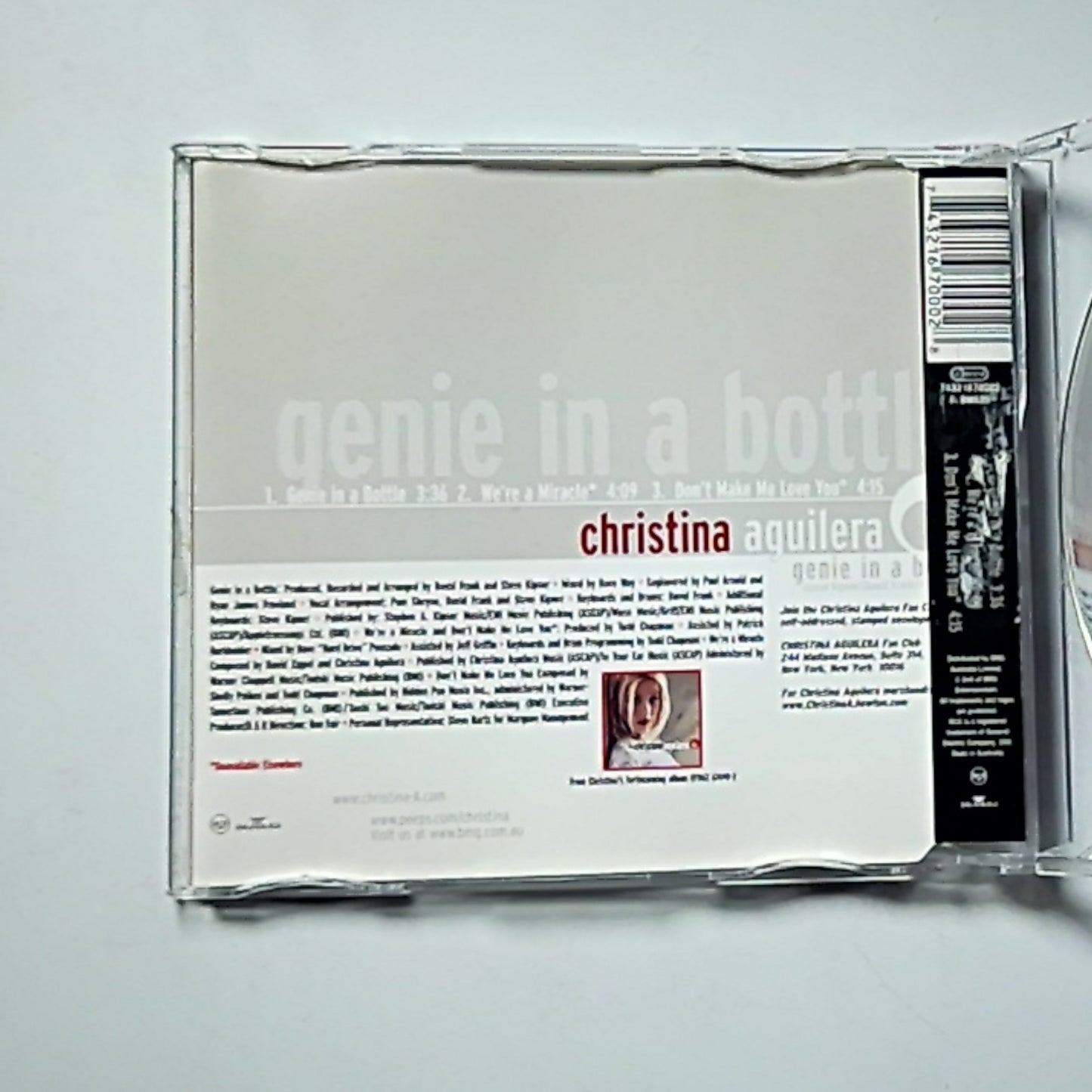 Christina Aguilera – Genie In A Bottle (CD, 1999) Australia 74321670002