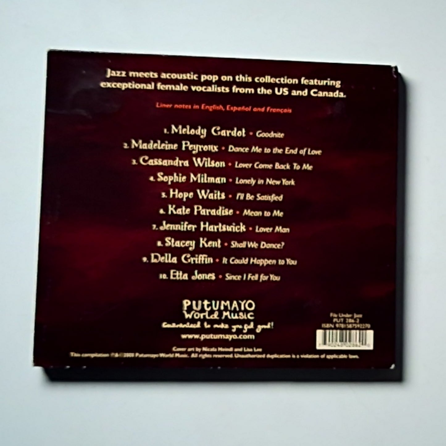 Putumayo World Music – Women Of Jazz (CD, 2008) US PUT 286-2