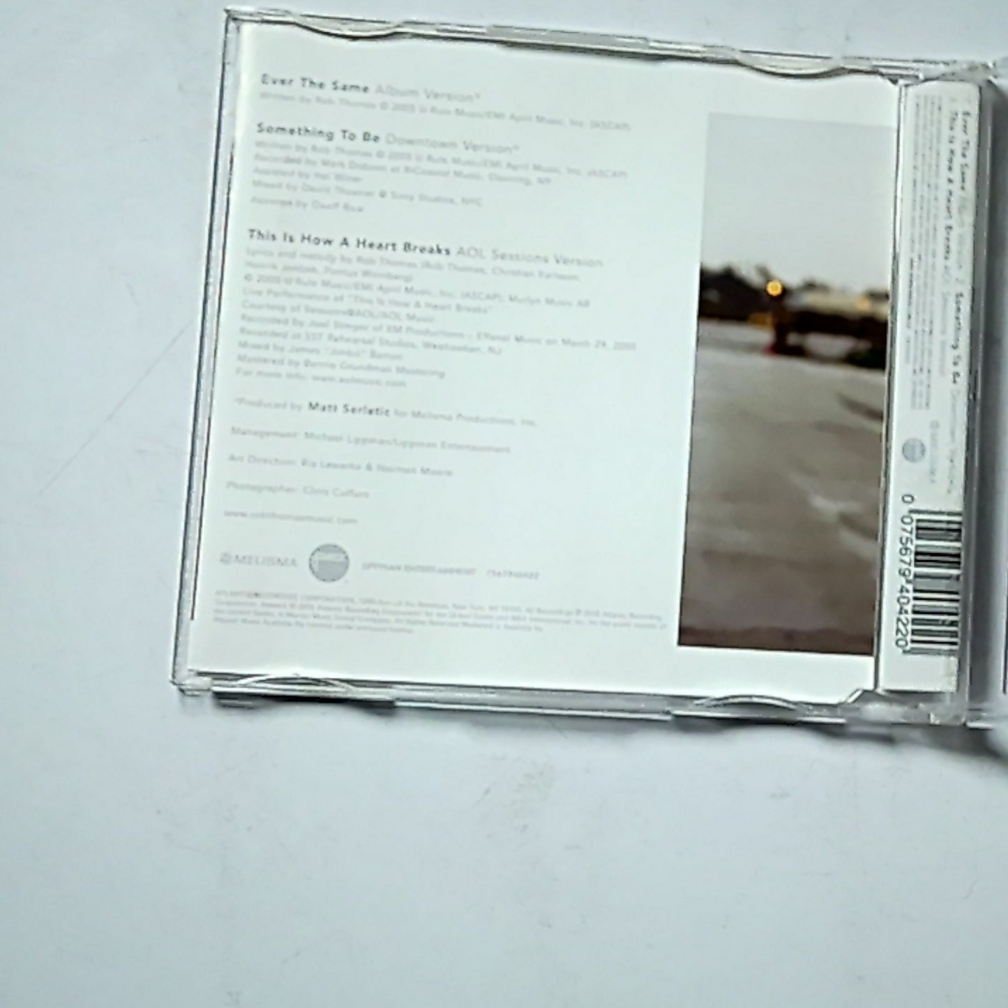 Rob Thomas – Ever The Same (CD, 2005) Australia 7567-94042-2