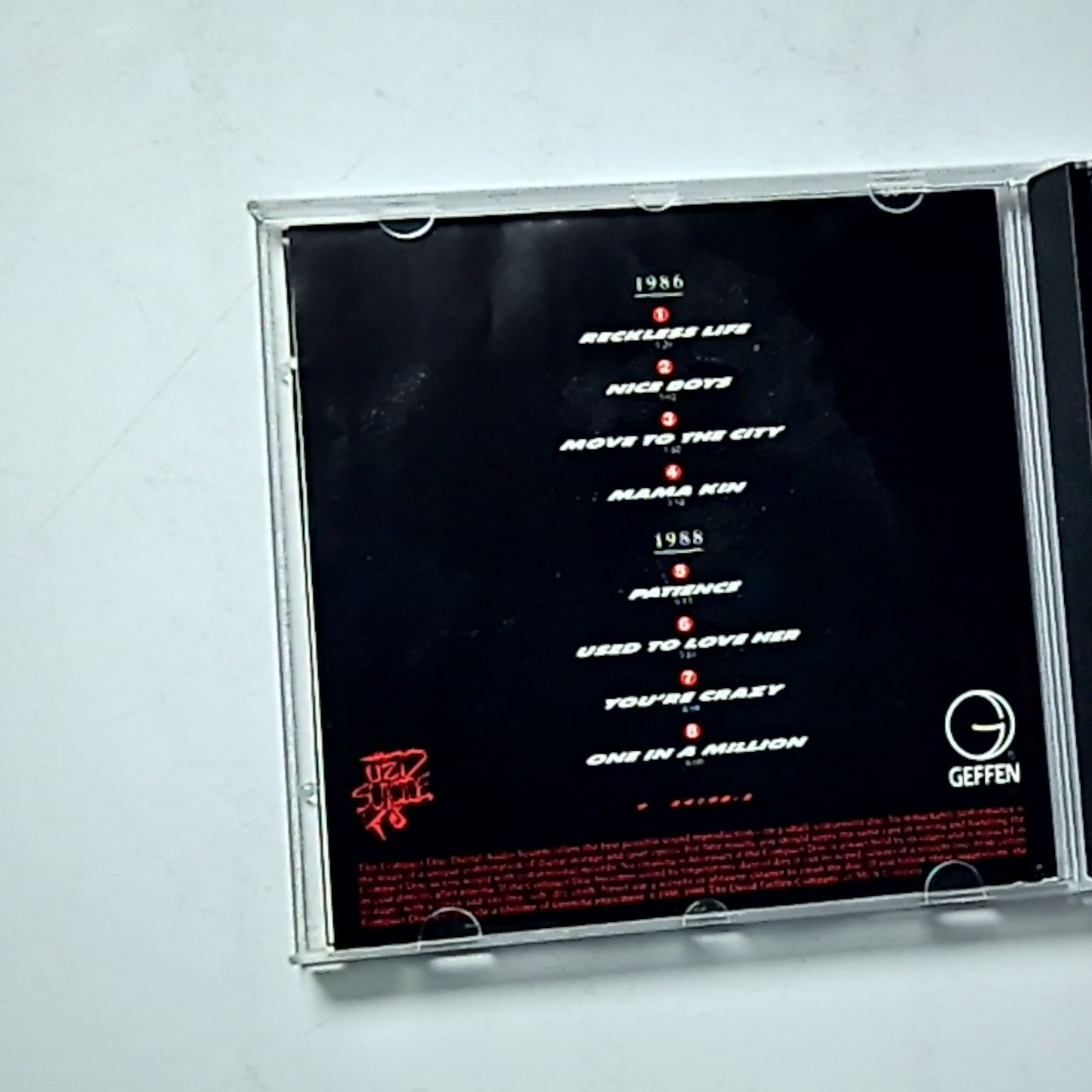 Guns N' Roses – G N' R Lies (CD, 1988) Australasia 9 24198-2