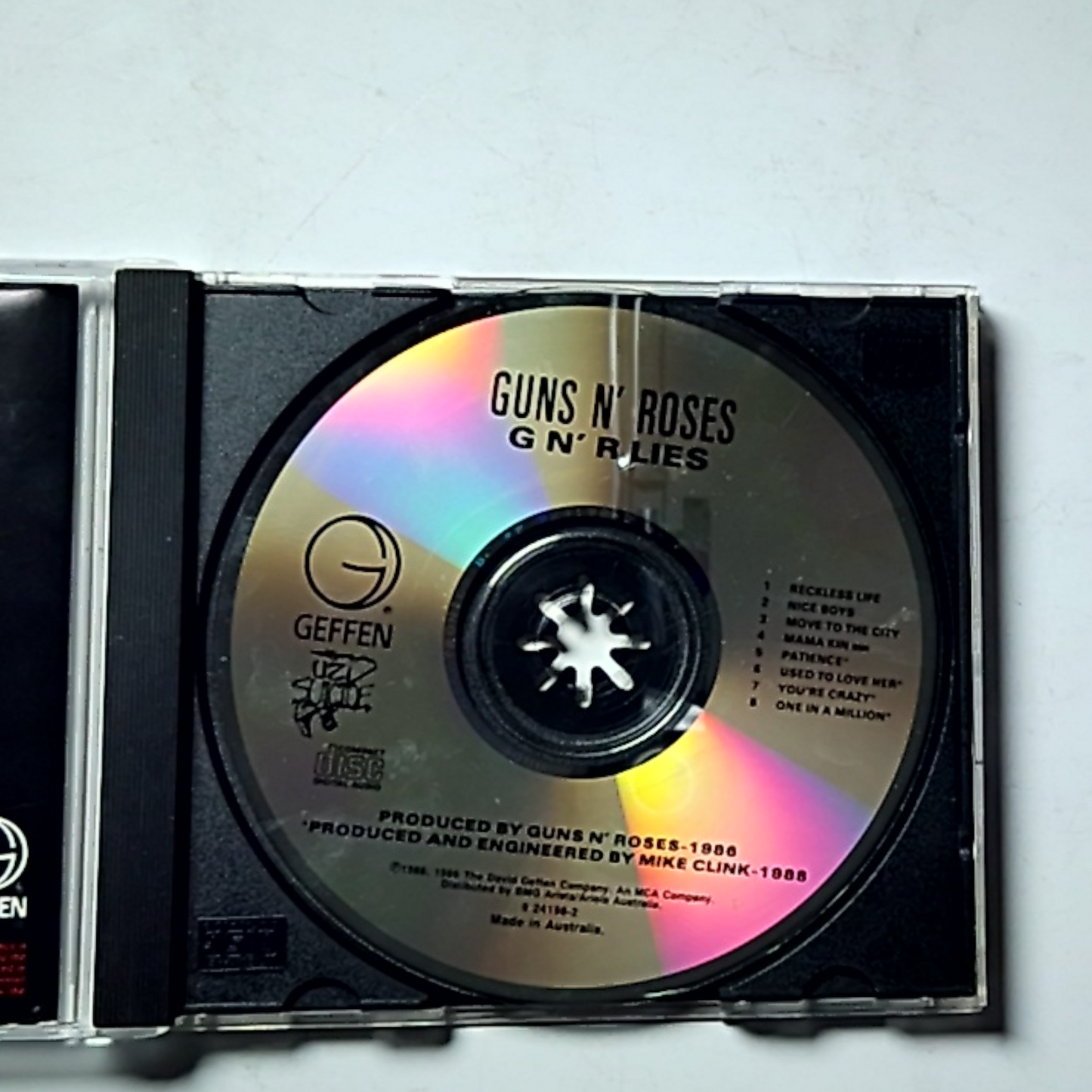 Guns N' Roses – G N' R Lies (CD, 1988) Australasia 9 24198-2