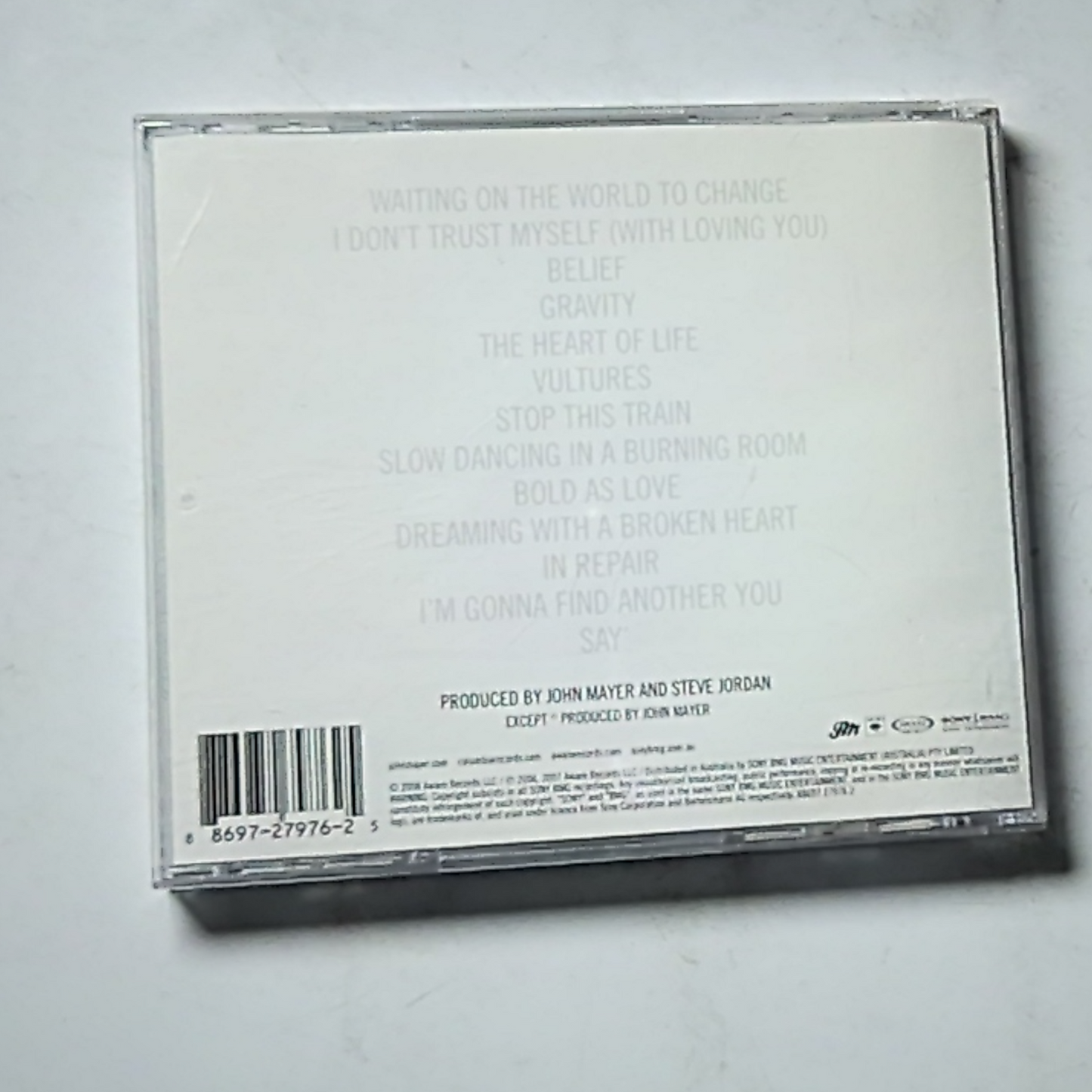 John Mayer – Continuum (CD, 2008) Australia 886972797625