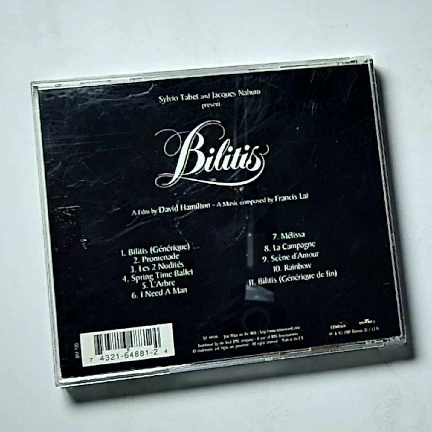 Francis Lai – Bilitis (Original Motion Picture Soundtrack) (CD, 1999) Europe