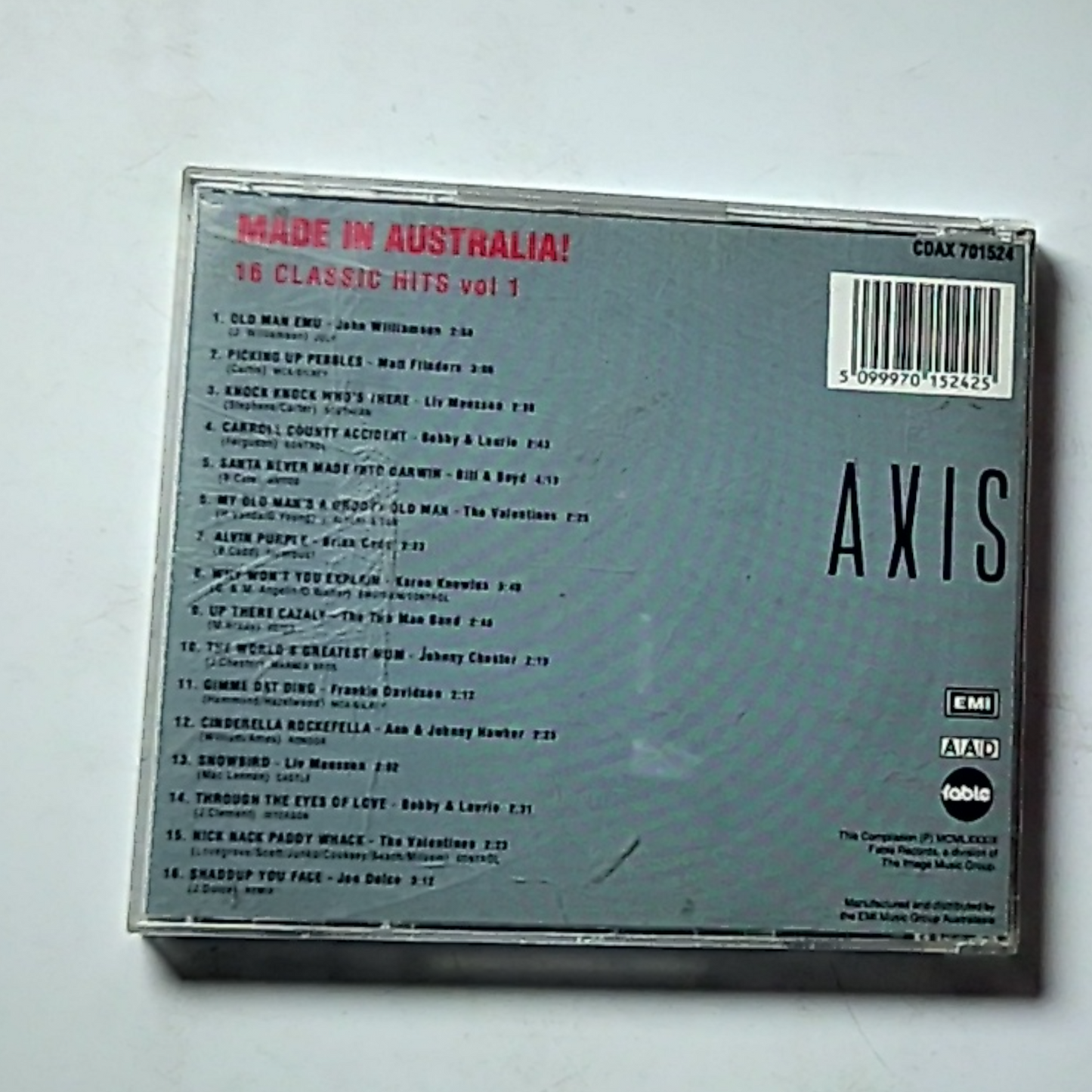 Various – Made In Australia (CD, 1990) Australia CDAX 701524