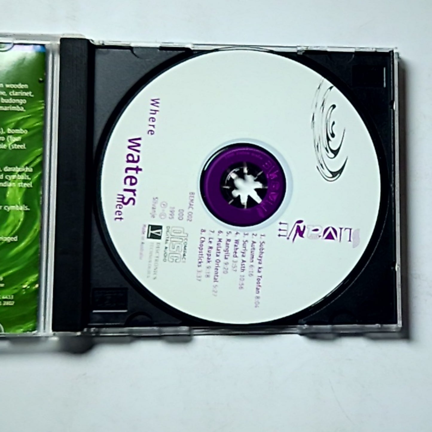 Slivanje – Where Waters Meet (CD, 1995) Australia BEMAC 002