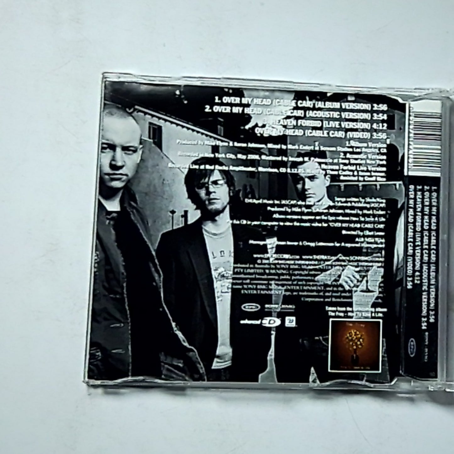 The Fray – Over My Head (Cable Car) (CD, 2007) Australia 82876866142