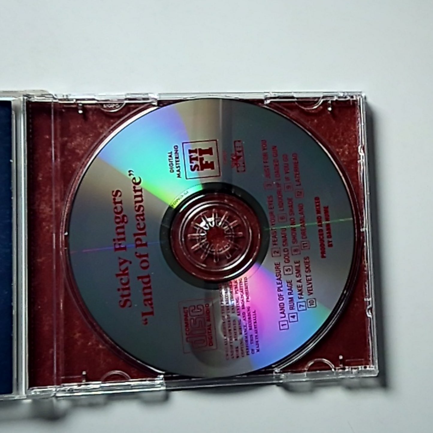 Sticky Fingers – Land Of Pleasure (CD, 2014) Australia CW015