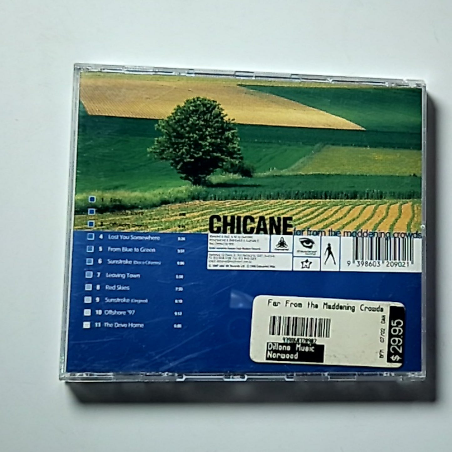 Chicane – Far From The Maddening Crowds (CD, 1998) Australia NET117-LPD