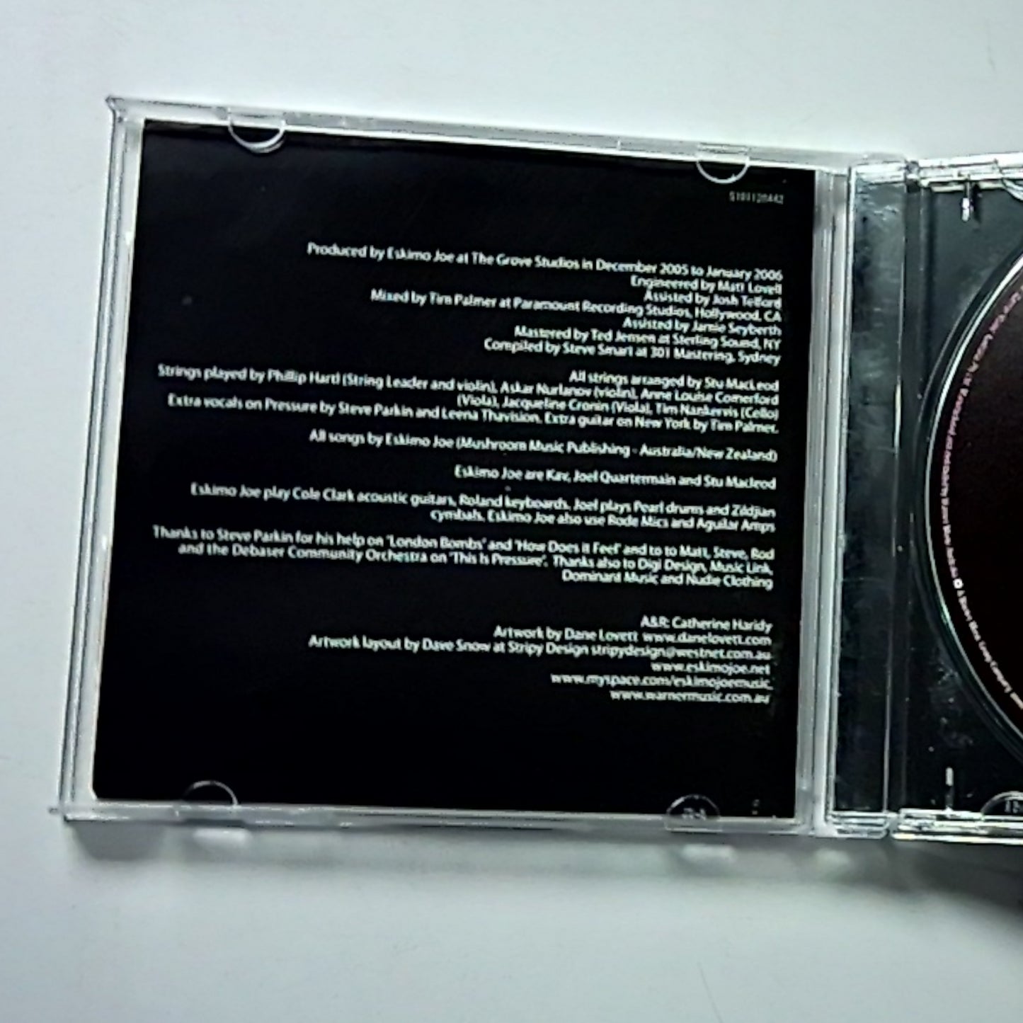 Eskimo Joe – Black Fingernails Red Wine (CD, 2006) Australia 5101128442