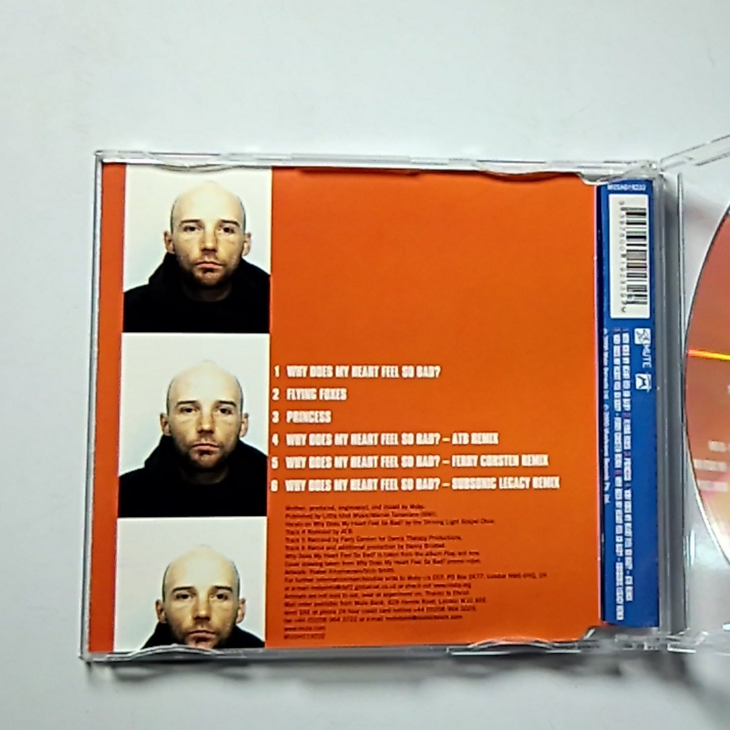 Moby – Why Does My Heart Feel So Bad? (CD, 1999) Australia MUSH019232