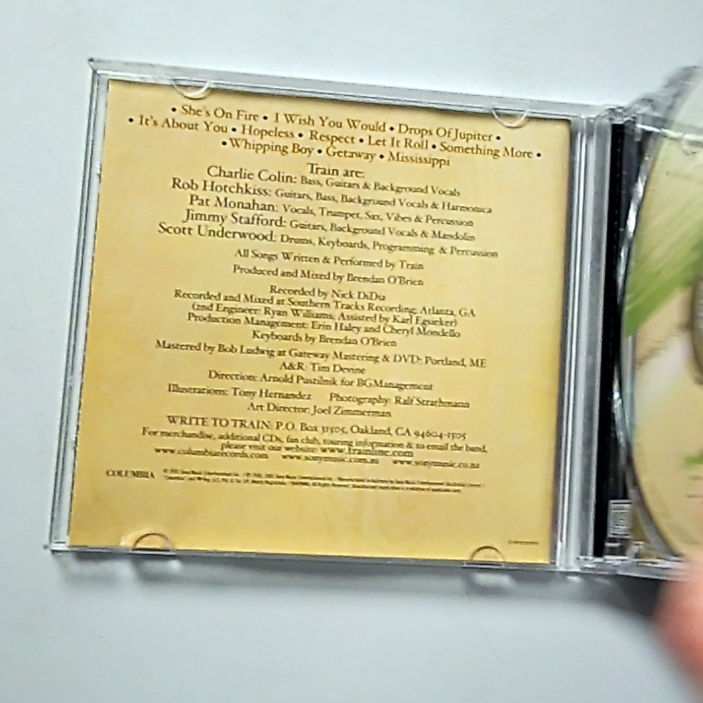 Train – Drops Of Jupiter (CD, 2001) Australia 5020522000