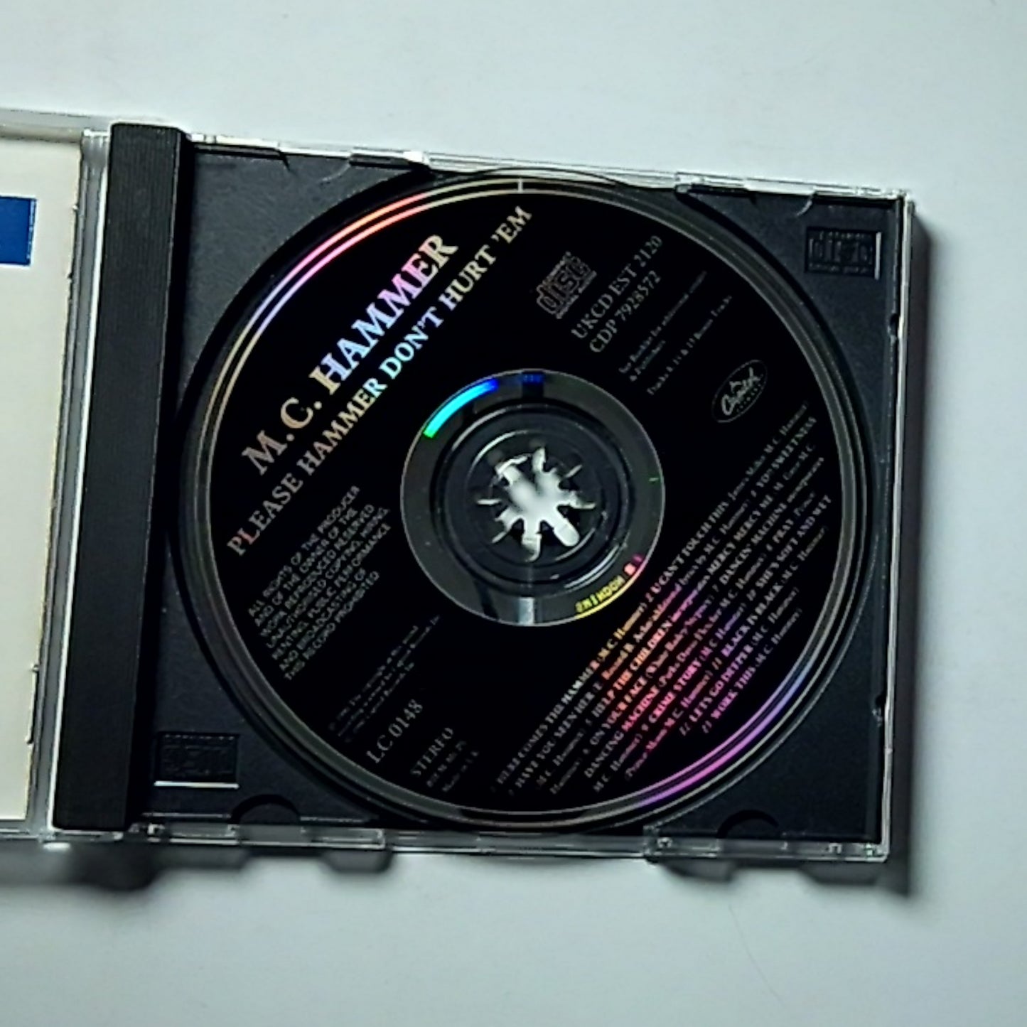 MC Hammer – Please Hammer Don't Hurt 'Em  (CD, 1990) Europe CDP 7928572
