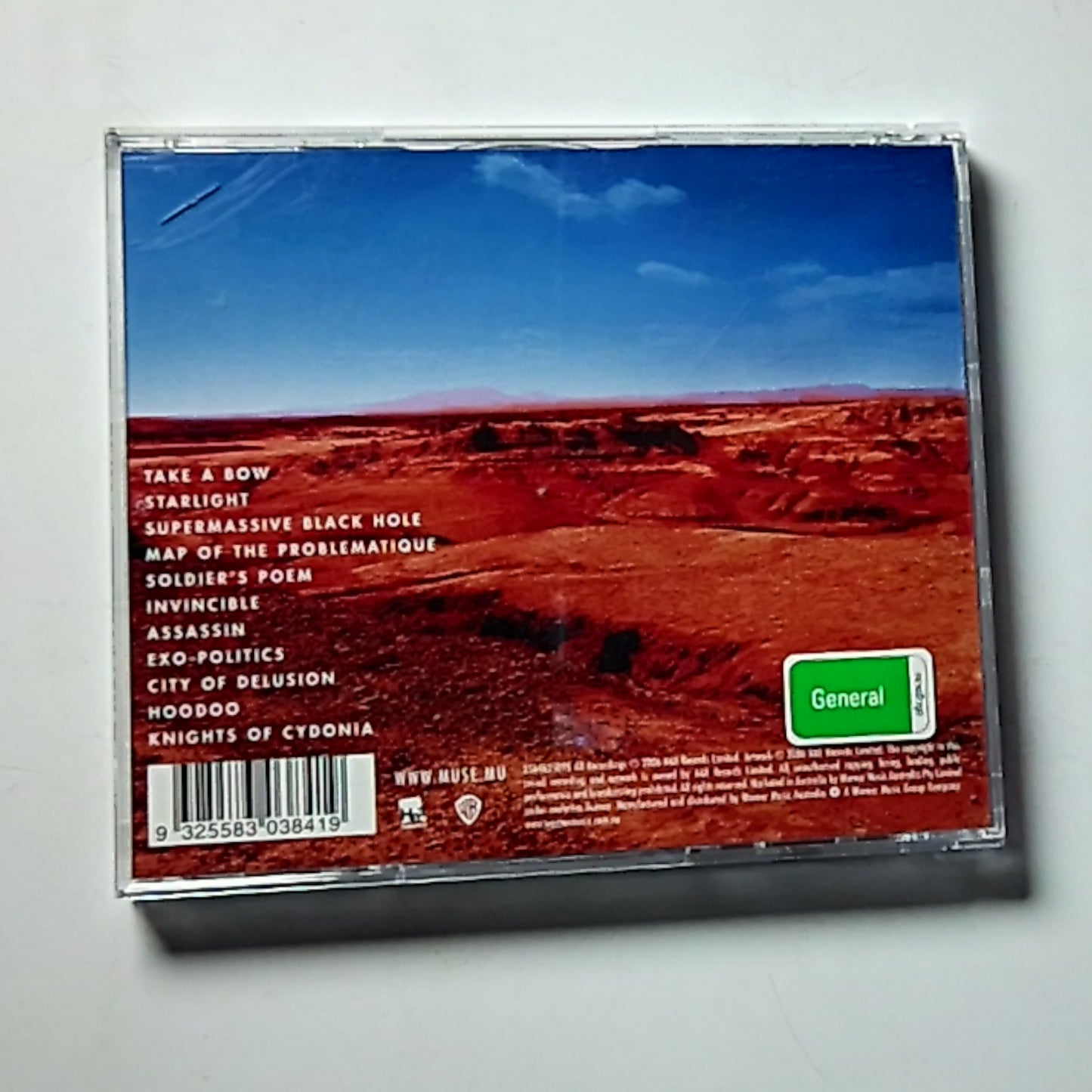 Muse – Black Holes & Revelations (CD, 2006) Australia DVD 2564635095