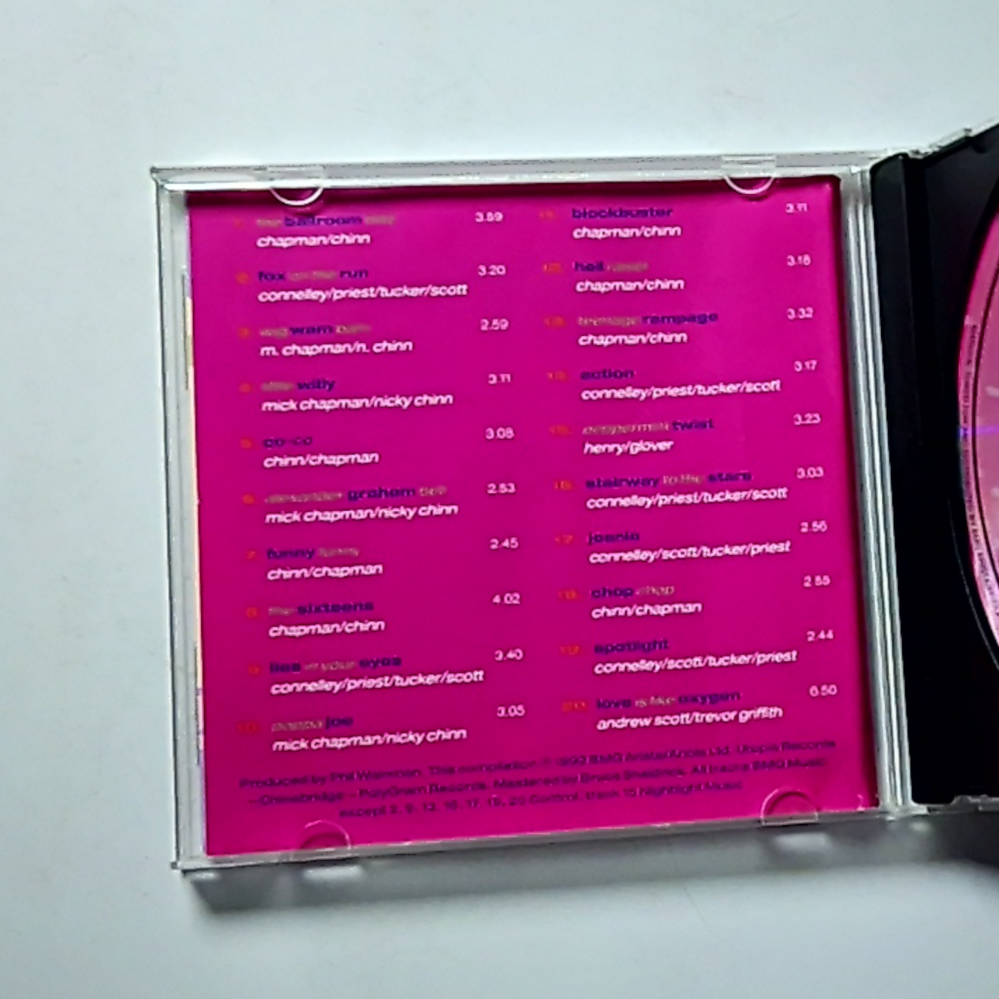 The Sweet – The Ballroom Blitz & More Sweet Hits (CD)  Australia 74321126812