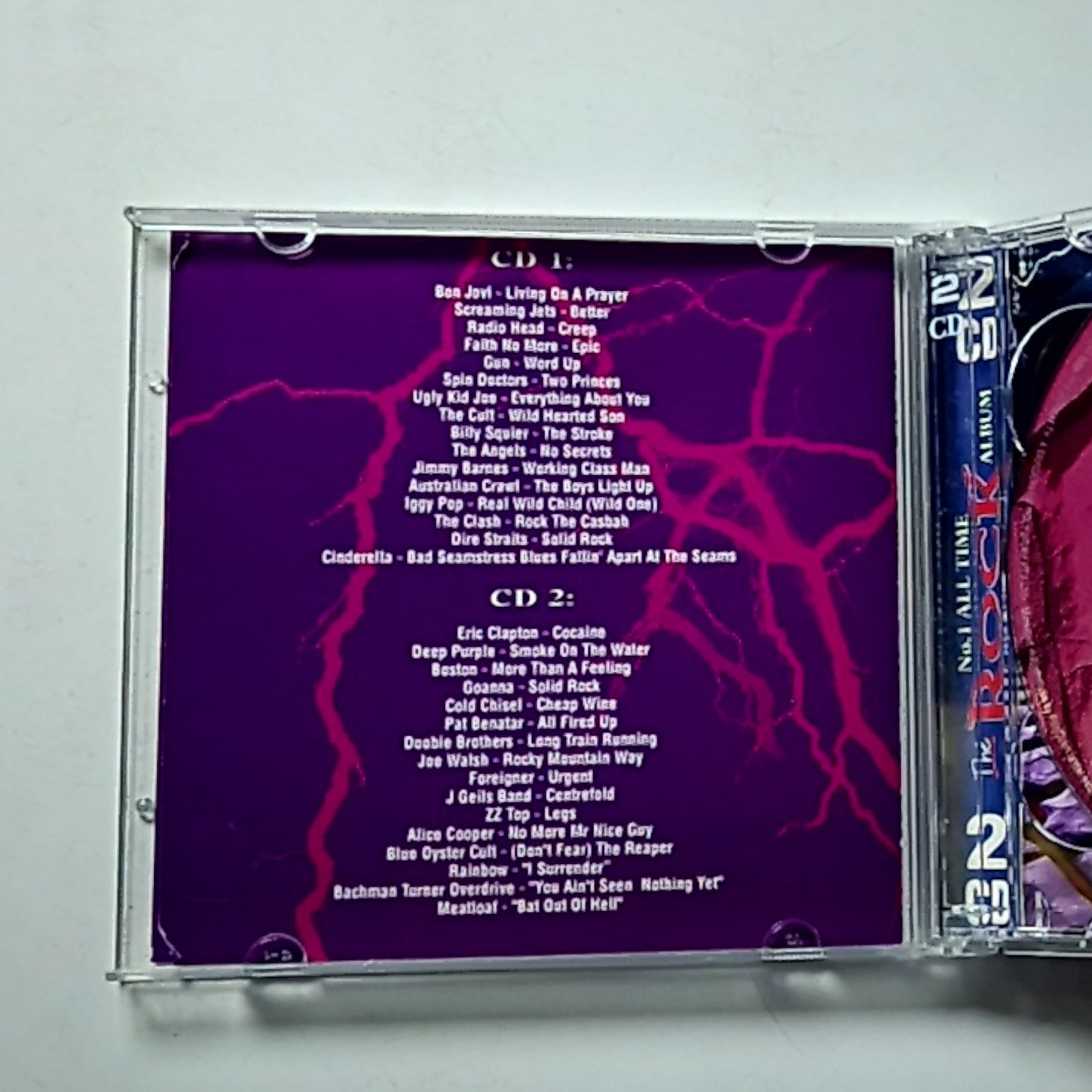 Various – The No. 1 All Time Rock Album (CD, 1996) Australasia 535 8632