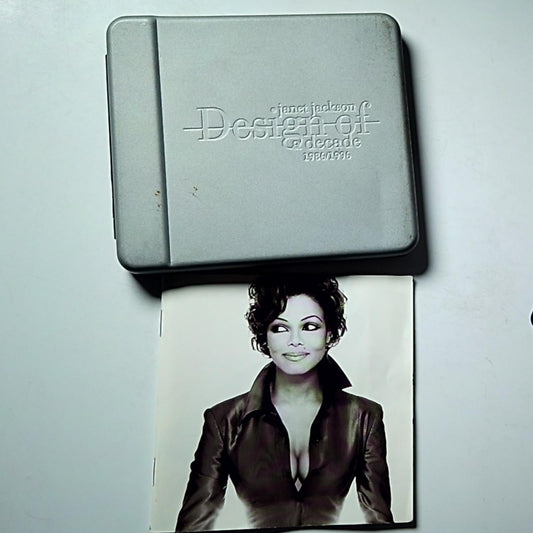 Janet Jackson – Design Of A Decade 1986 / 1996 (CD, 1995)  Metal Case