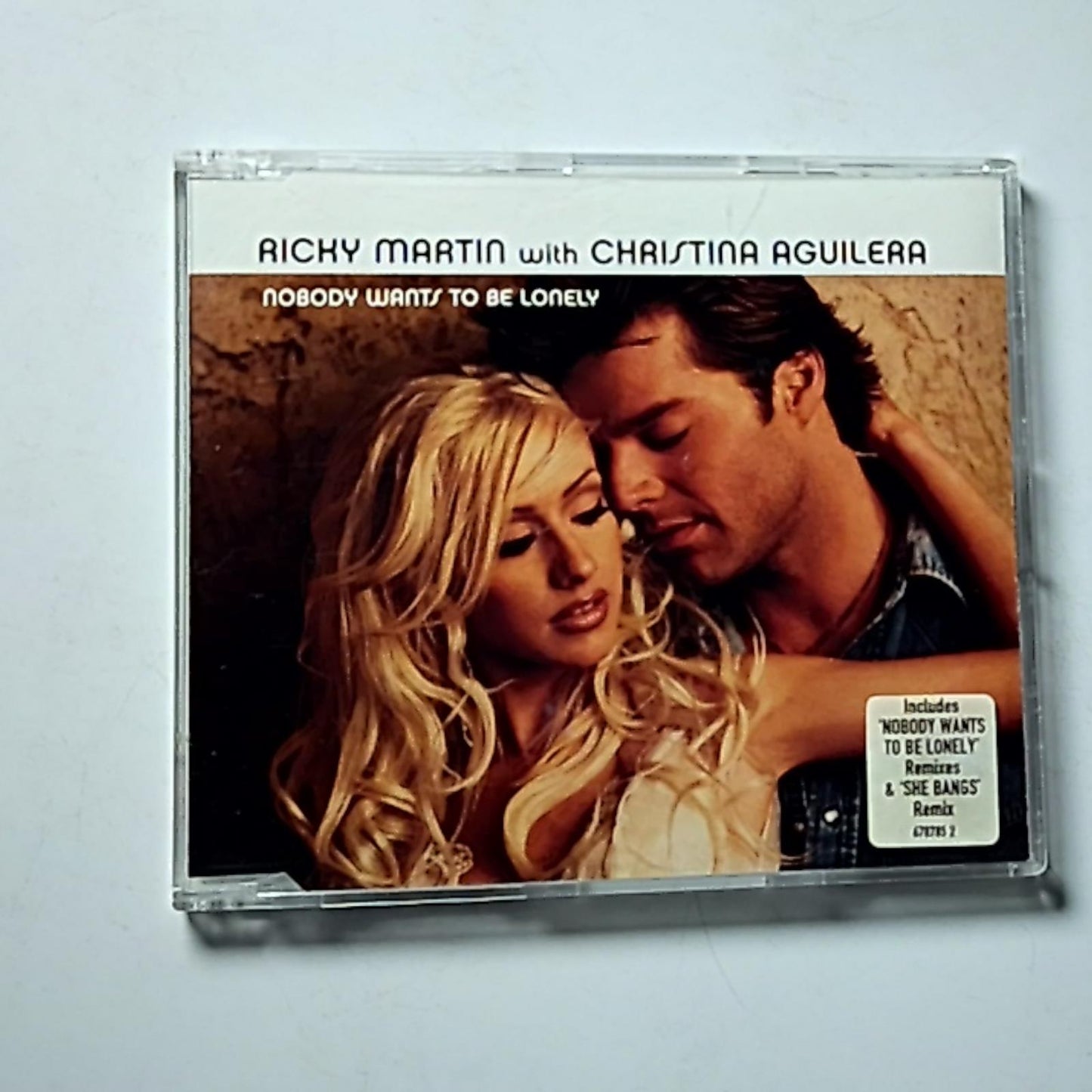 Ricky Martin, Christina Aguilera – Nobody Wants To Be Lonely (CD 2001) Australia