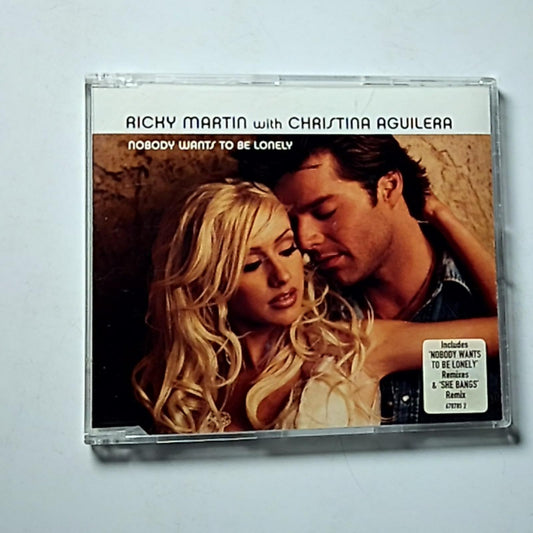 Ricky Martin, Christina Aguilera – Nobody Wants To Be Lonely (CD 2001) Australia