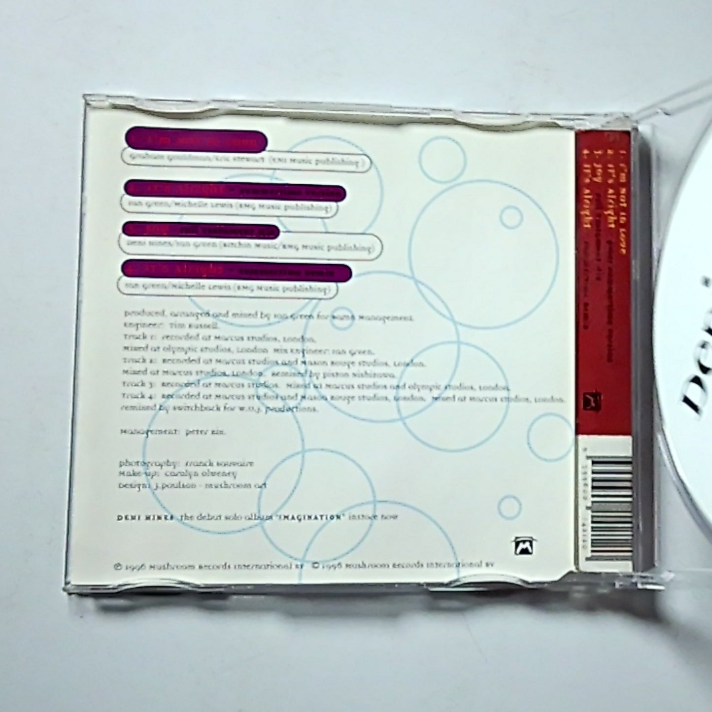 Deni Hines – I'm Not In Love (CD, 1996) Australia D1421