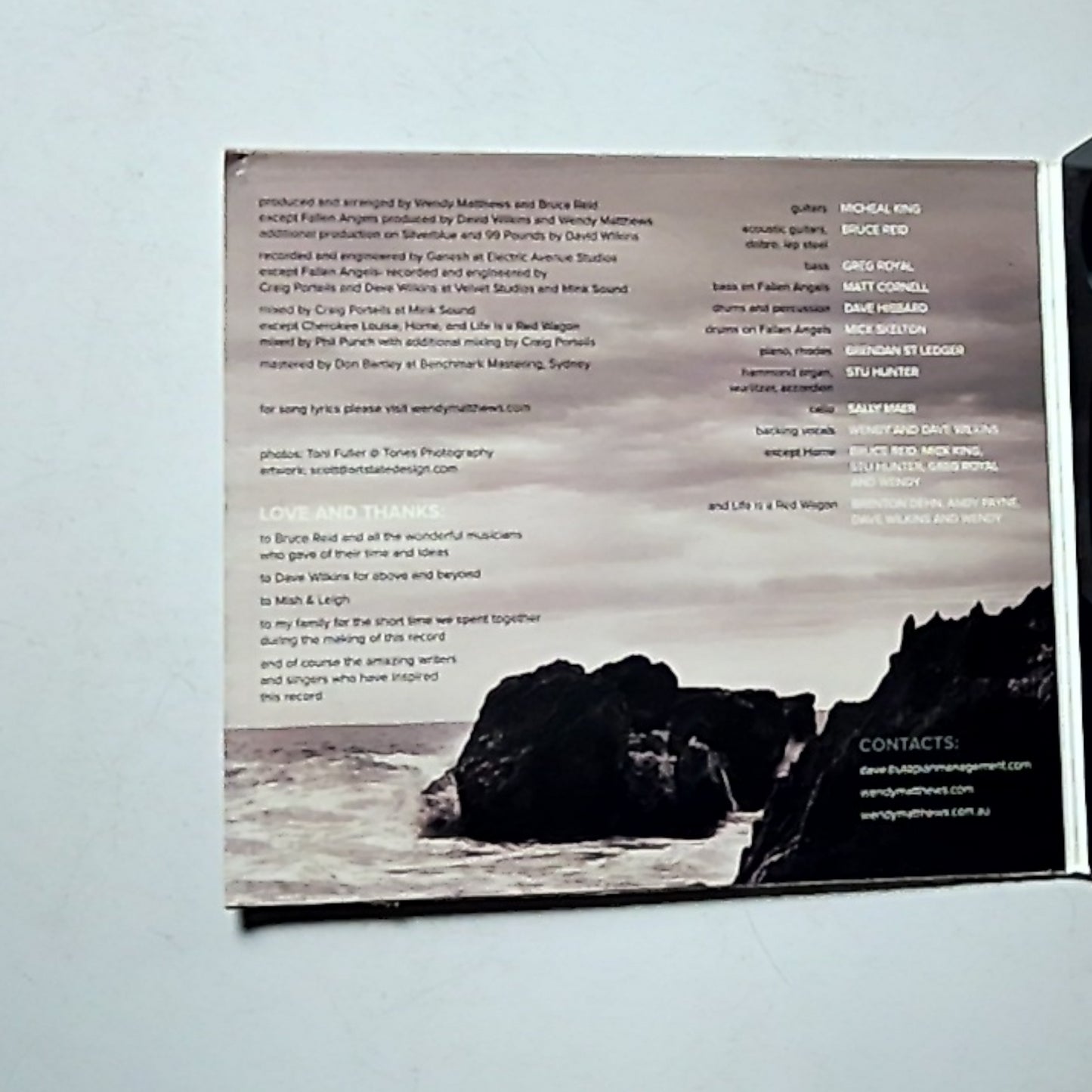 Wendy Matthews – She (CD, 2008) Australia BBR001