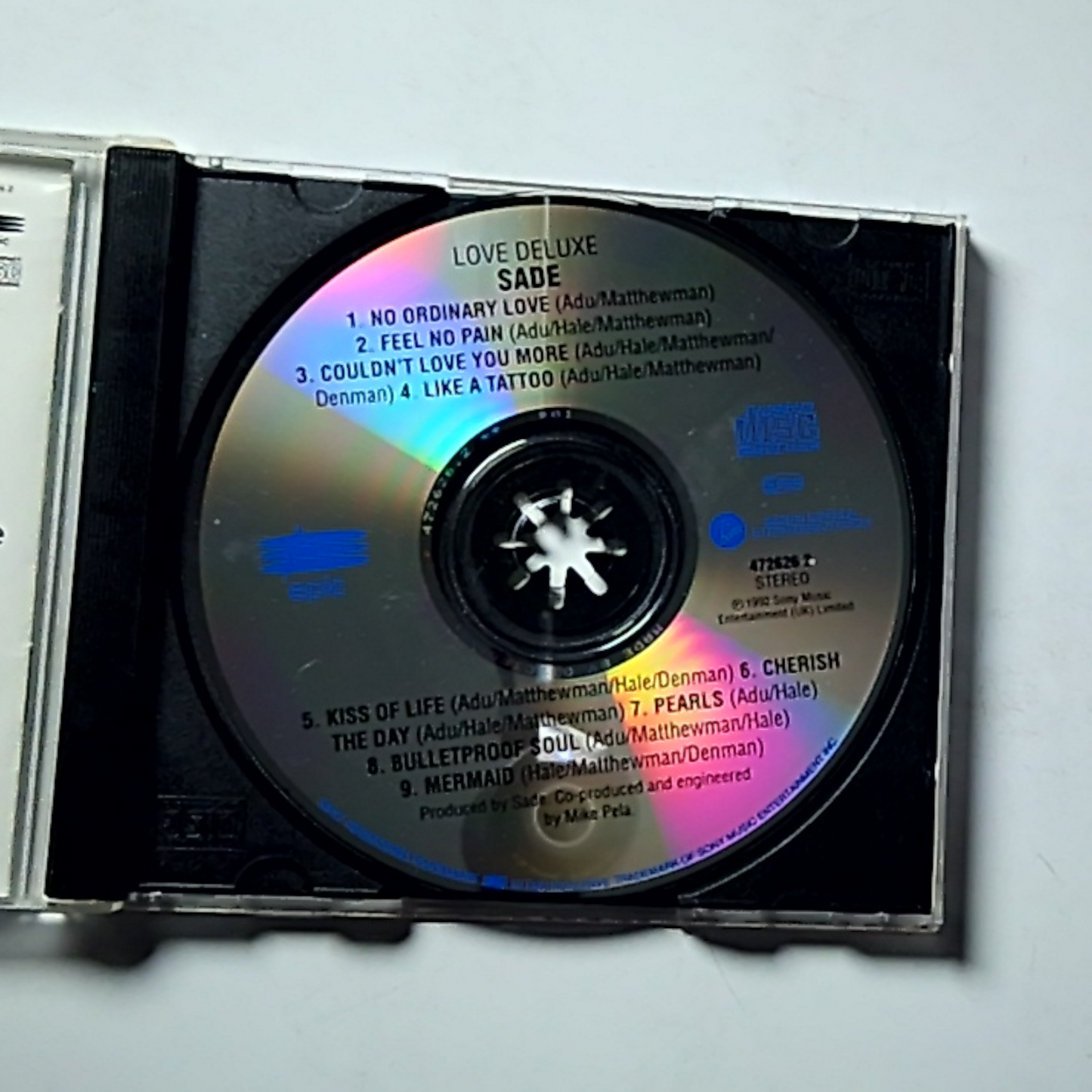 Sade – Love Deluxe (CD, 1992) Australia 472626 2