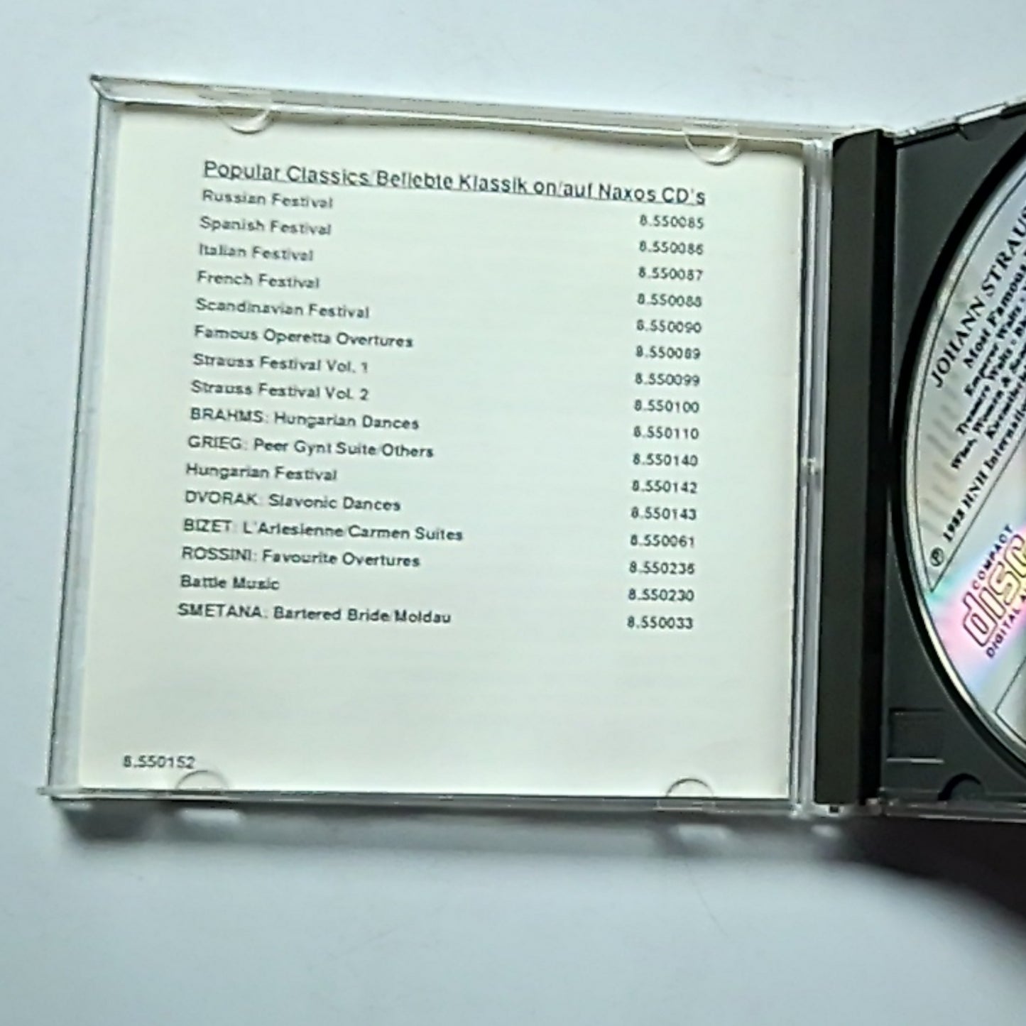 Johann Strauss Jr. – The Blue Danube - Most Famous Waltzes (CD, 2001) Europe