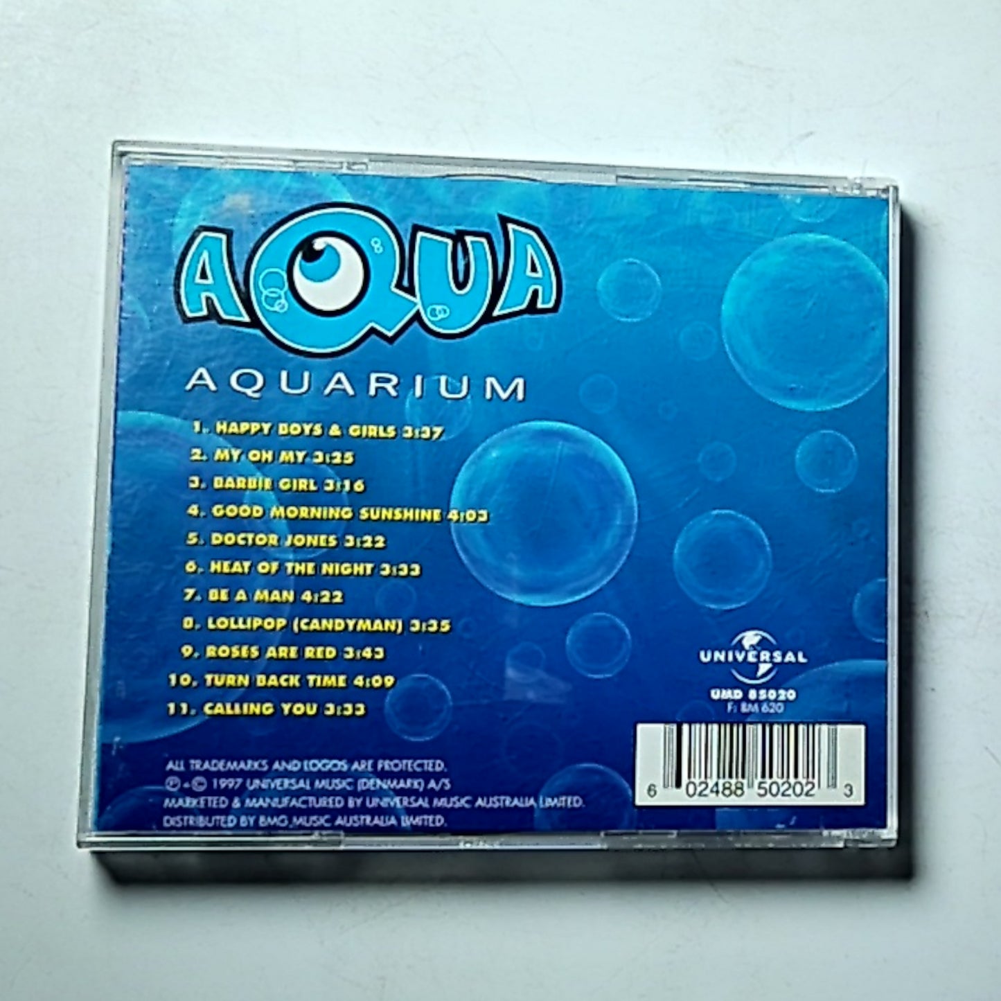 Aqua – Aquarium (CD, 1997) Australia 2-Disc UMD 85020
