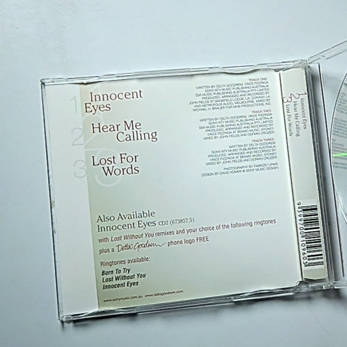 Delta Goodrem – Innocent Eyes (CD, 2003)  Australia 673857.2