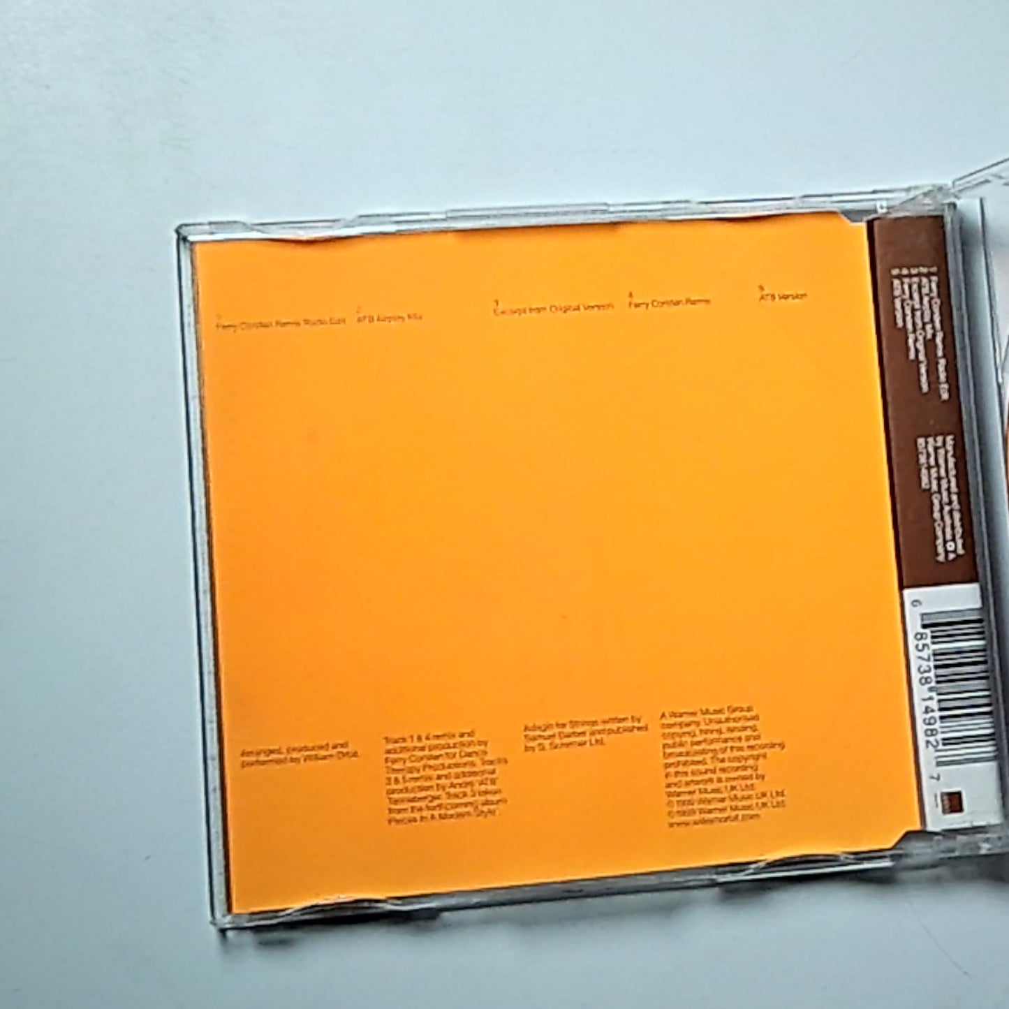 William Orbit – Barber's Adagio For Strings (CD, 1999) Australia 8573-81498-2