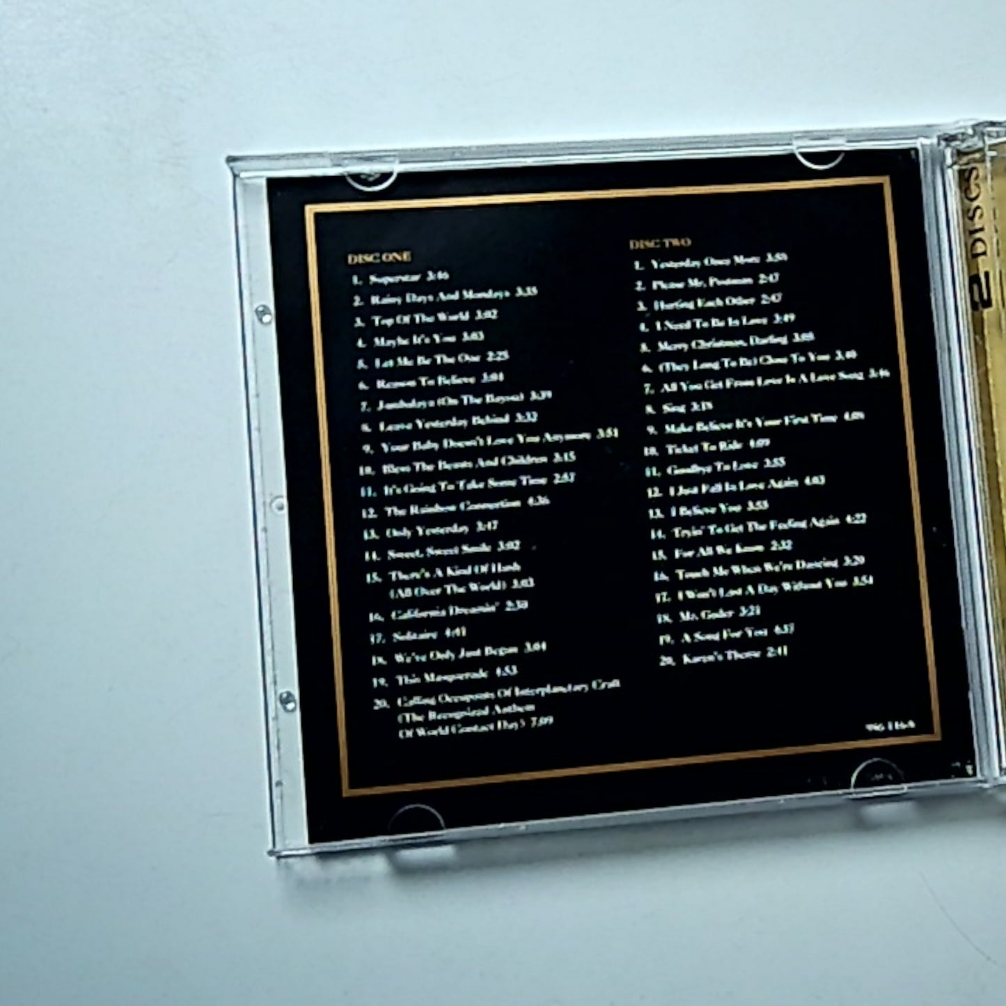 Carpenters – Carpenters Gold - 35th Anniversary Edition (CD, 2004) Australia