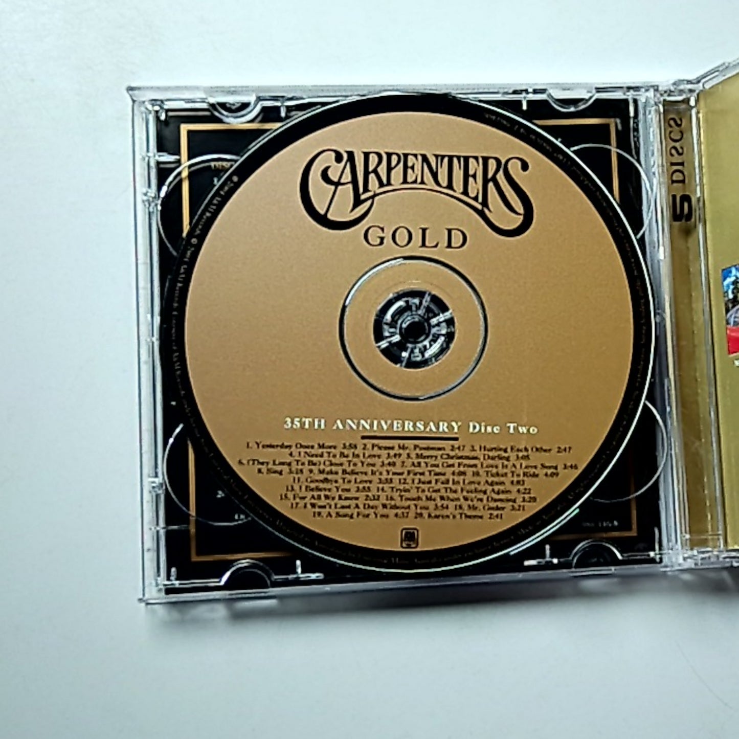Carpenters – Carpenters Gold - 35th Anniversary Edition (CD, 2004) Australia