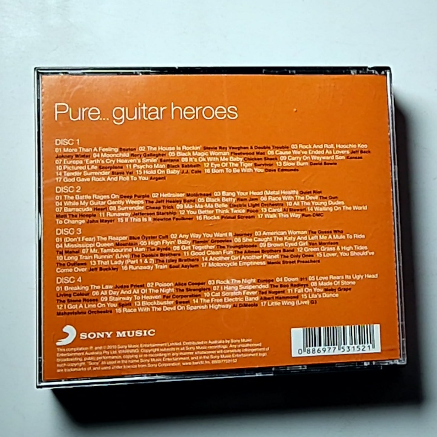 Various – Pure... Guitar Heroes (CD, 2010) UK & Europe 88697753152