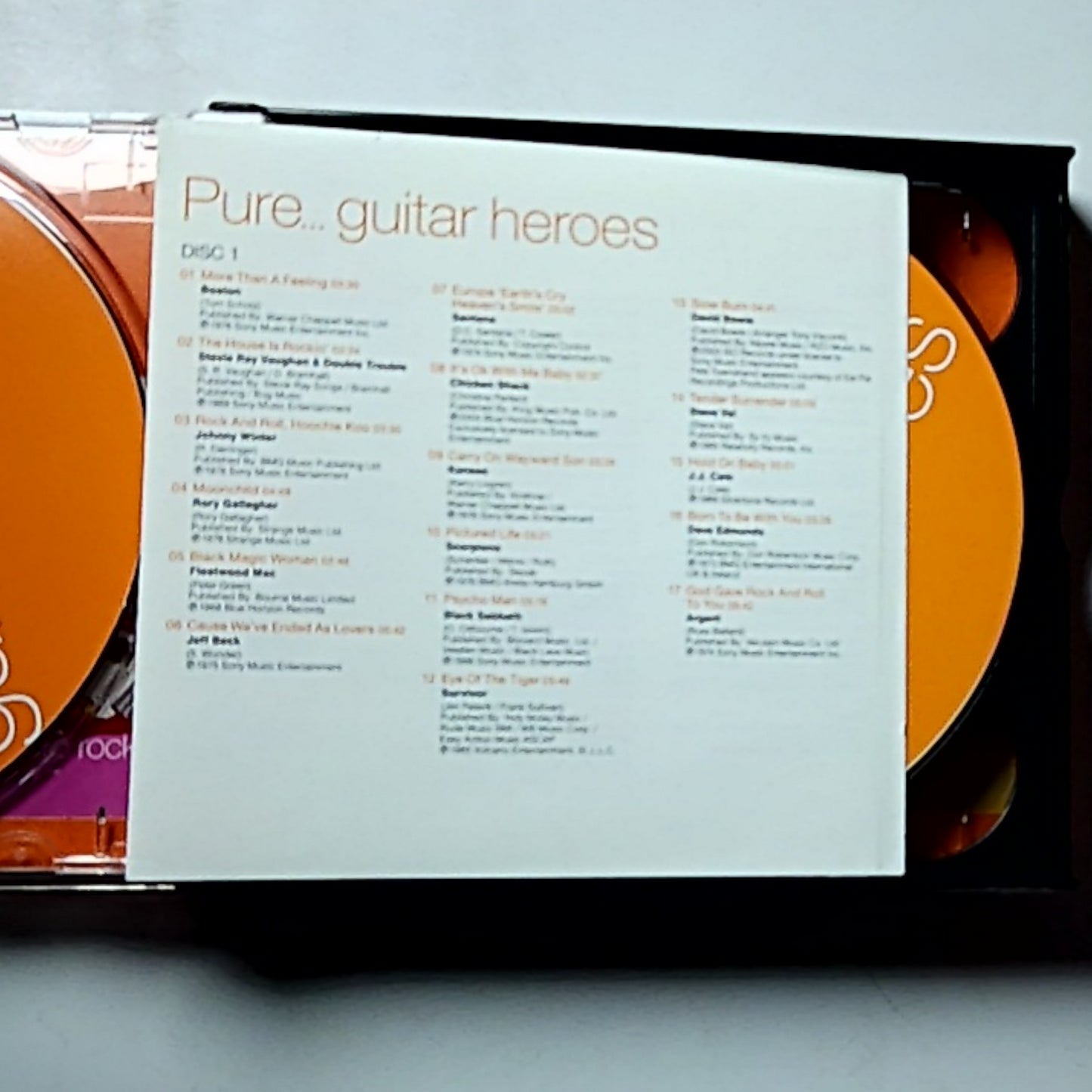 Various – Pure... Guitar Heroes (CD, 2010) UK & Europe 88697753152