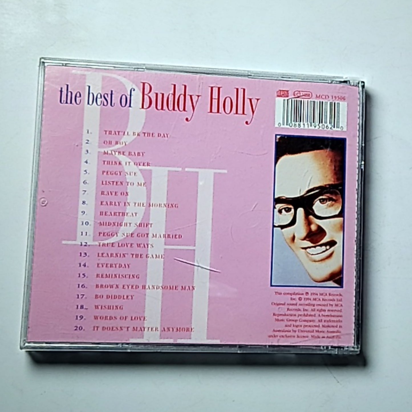 Buddy Holly – The Best Of  Buddy Holly (CD) Australasia MCD 19506