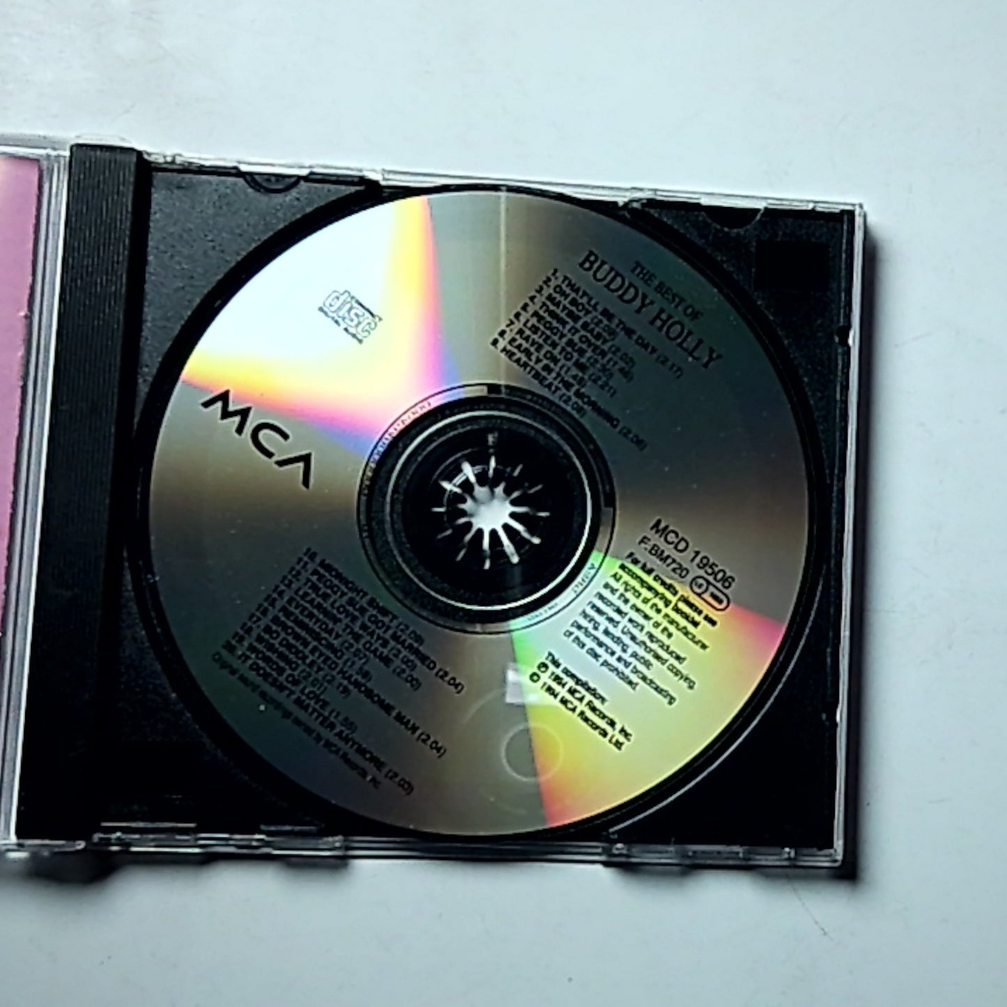 Buddy Holly – The Best Of  Buddy Holly (CD) Australasia MCD 19506