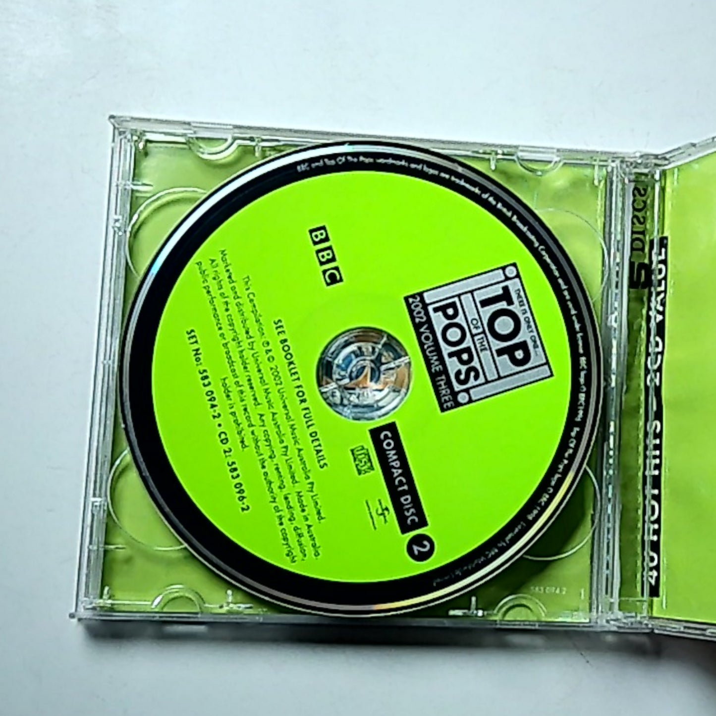 Various – Top Of The Pops 2002 Volume Three (CD, 2002) Australia 583 094 2