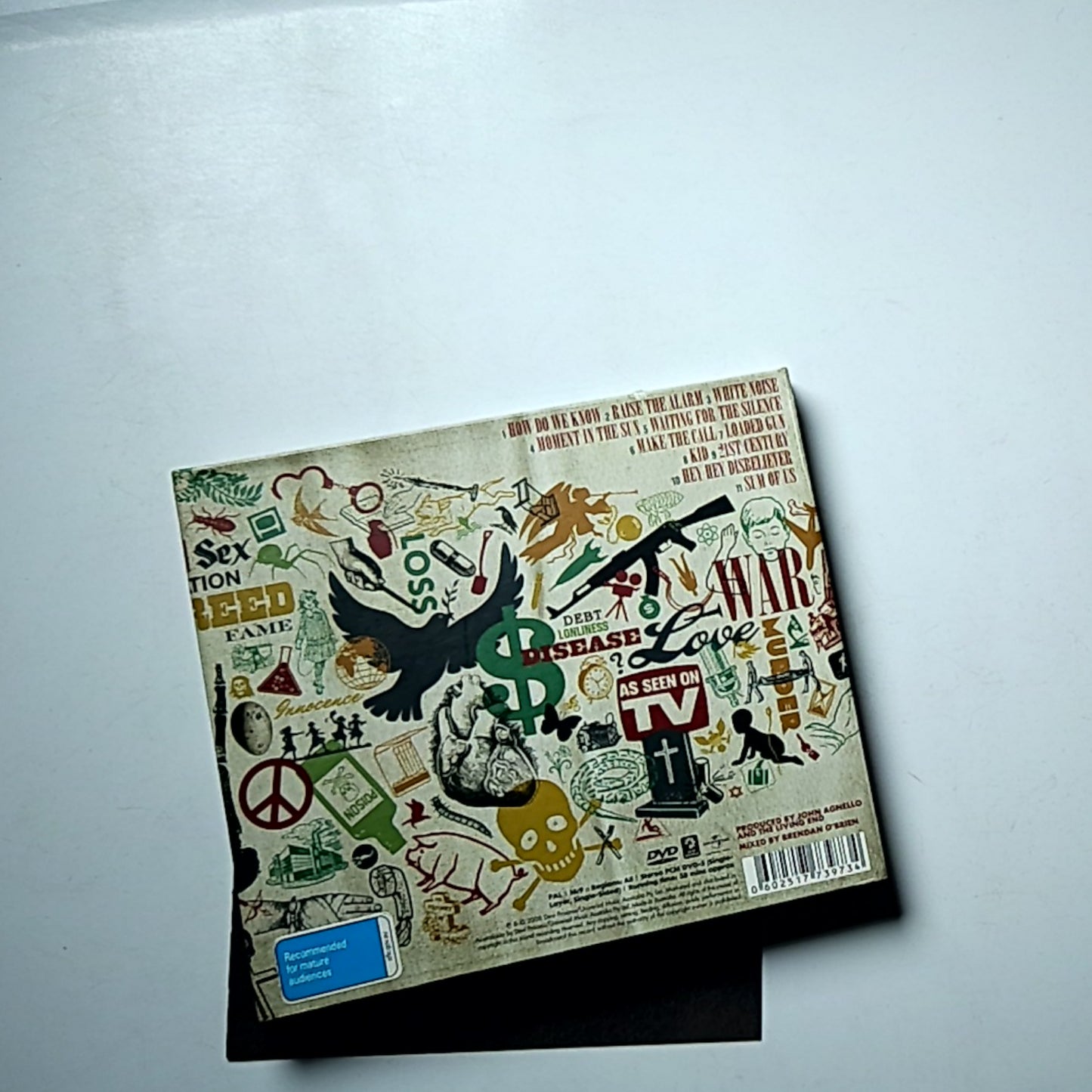 The Living End – White Noise (CD + DVD, 2008) Australia DEW900075