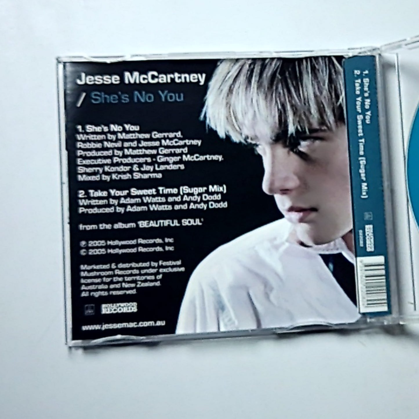 Jesse McCartney – She's No You (CD, 2005) Australia & New Zealand 022082