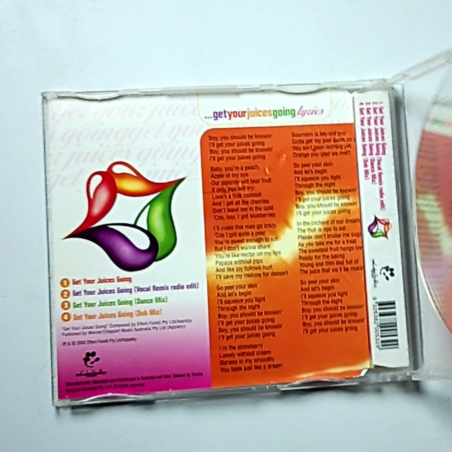 Starburst – Get Your Juices Going (CD, 2002) Australia & New Zealand JEL007