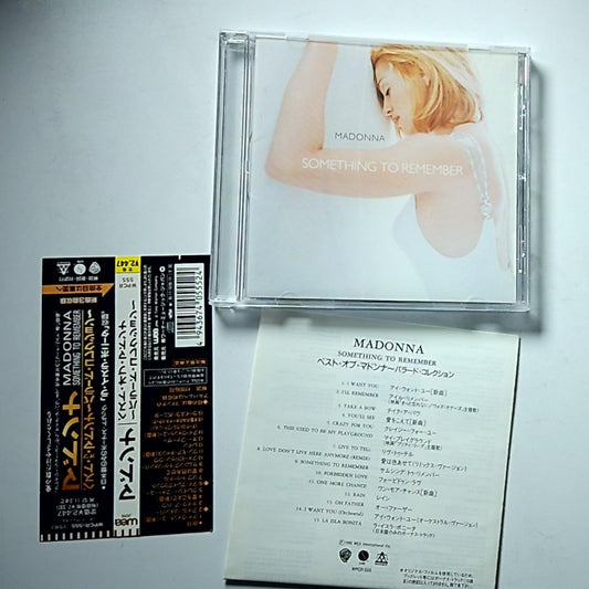 Madonna – Something To Remember (CD, 1995) Japan obi WPCR-555