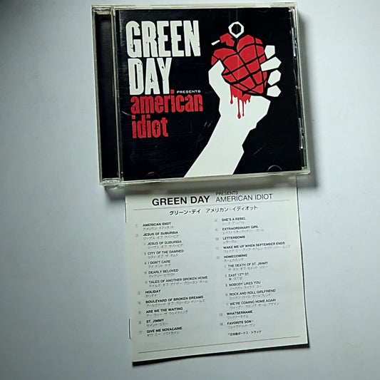 Green Day – American Idiot (CD, 2004) Japan Bonus Track WPCR-11910
