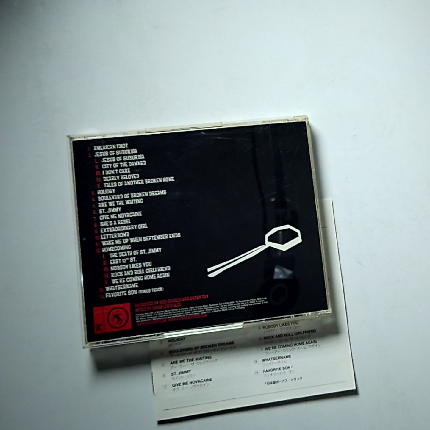 Green Day – American Idiot (CD, 2004) Japan Bonus Track WPCR-11910