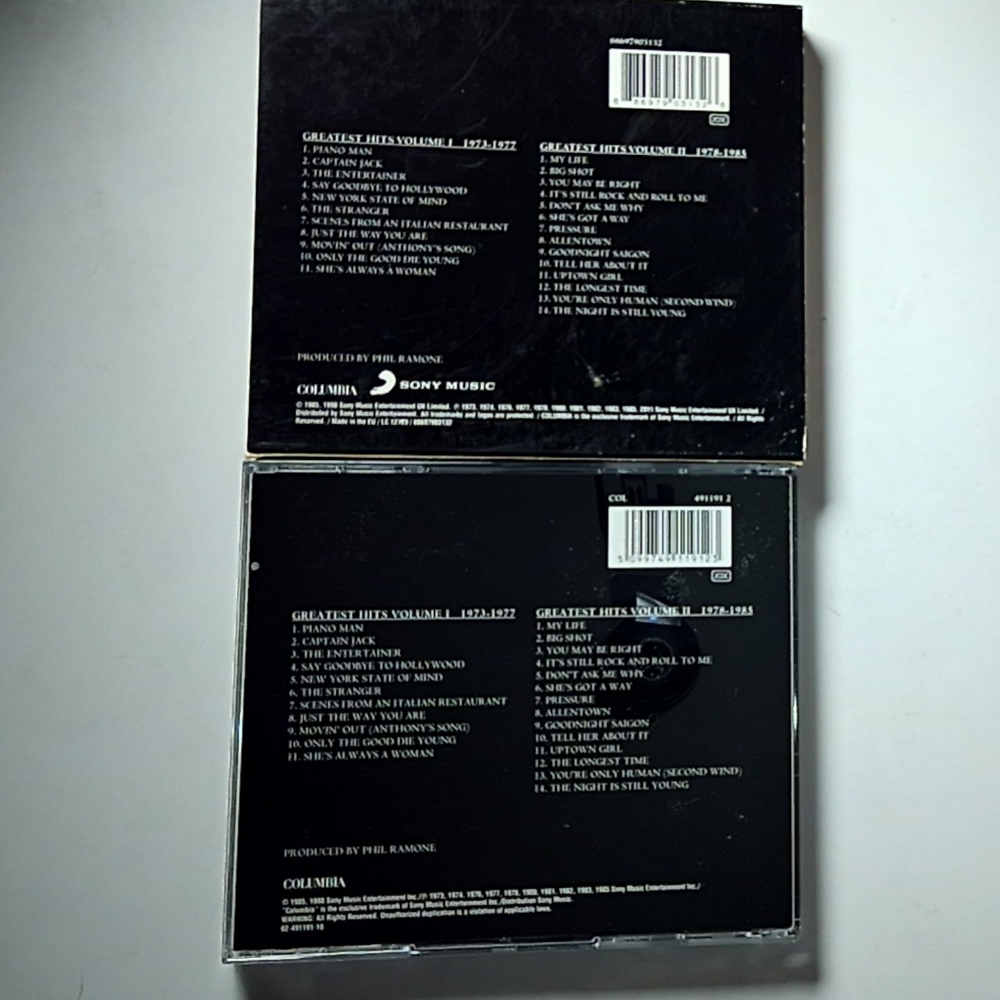 Billy Joel – Greatest Hits Volume I & Volume II (CD, 1998) Europe 491191 2