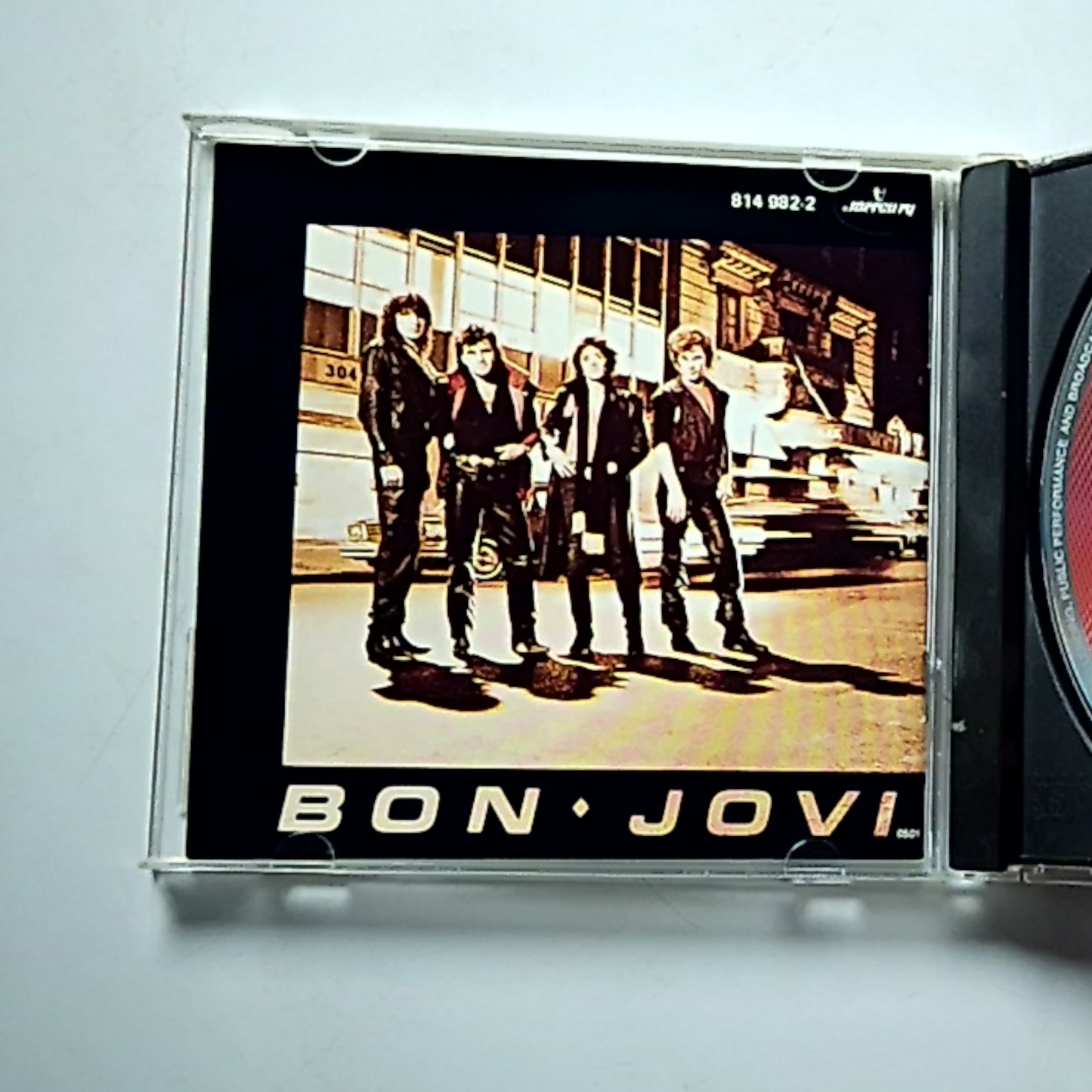 Bon Jovi – Bon Jovi (CD, 1984) UK, Europe & US 814 982-2