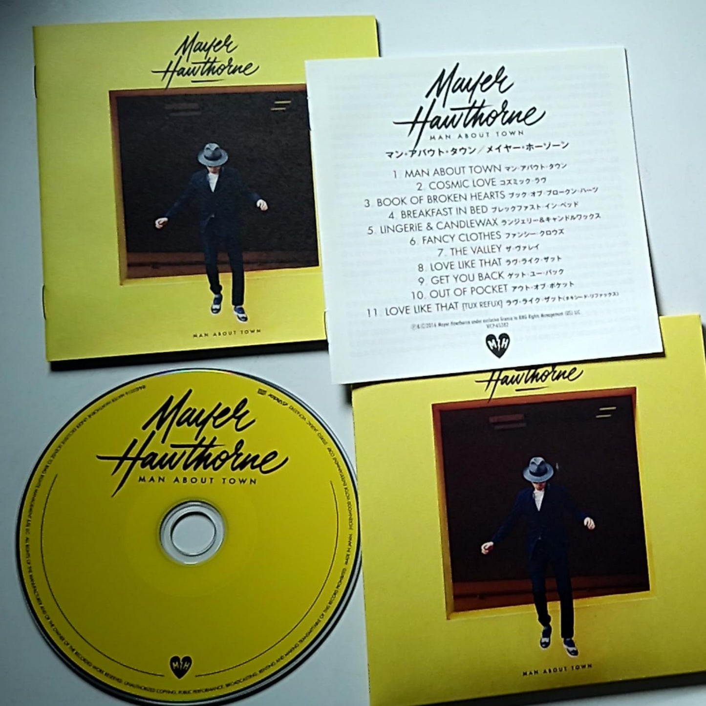 Mayer Hawthorne – Man About Town (CD, 2016) Japan Bonus Track VICP-65382