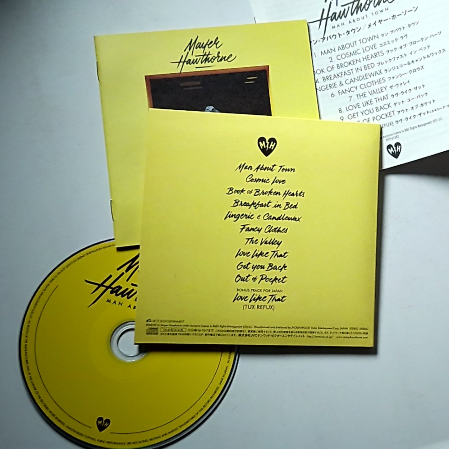 Mayer Hawthorne – Man About Town (CD, 2016) Japan Bonus Track VICP-65382